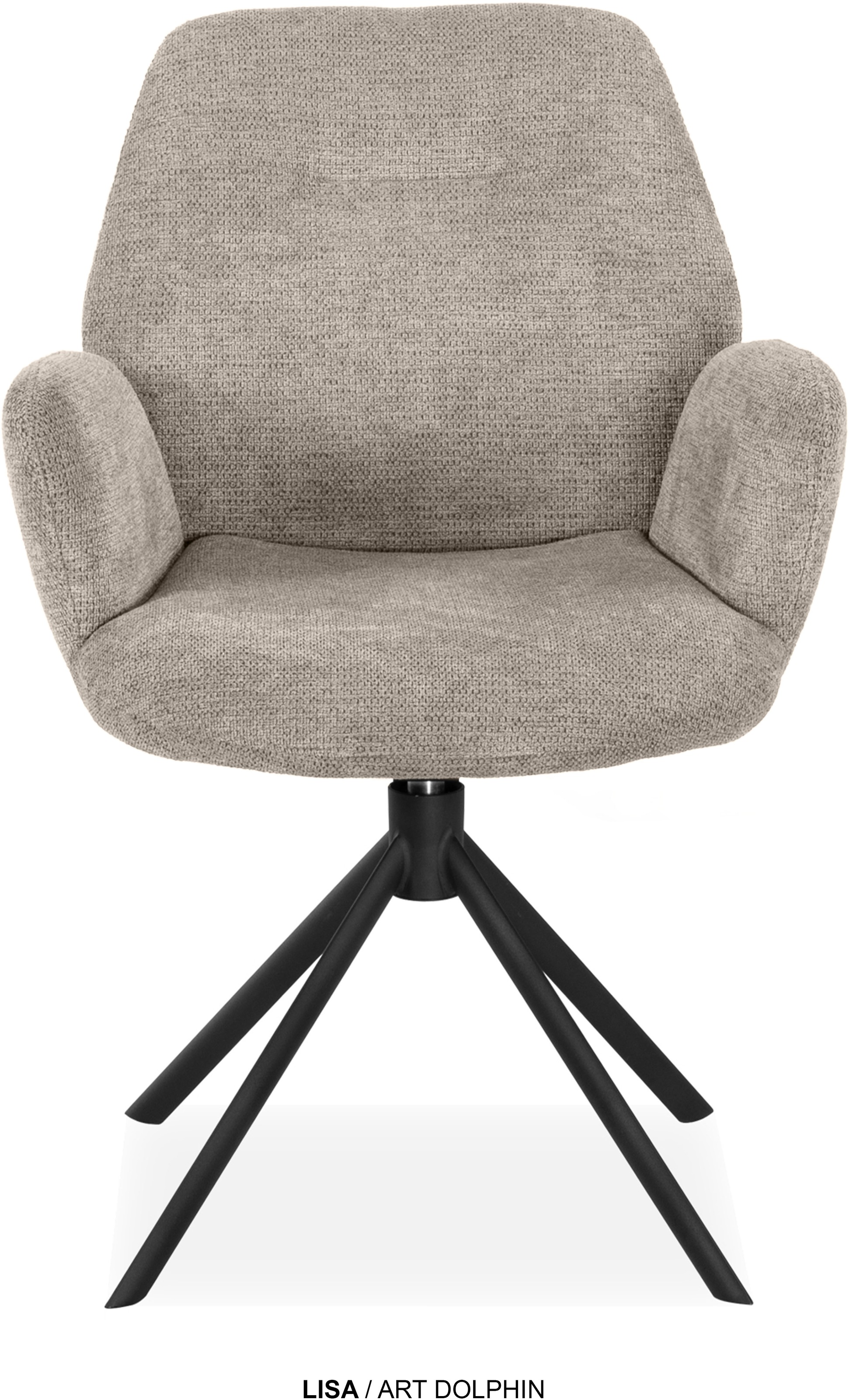 OMG Design Esszimmerstuhl »Lisa« (Set) 1 Stk.Drehstuhl mit auto-return, Armlehnenstuhl