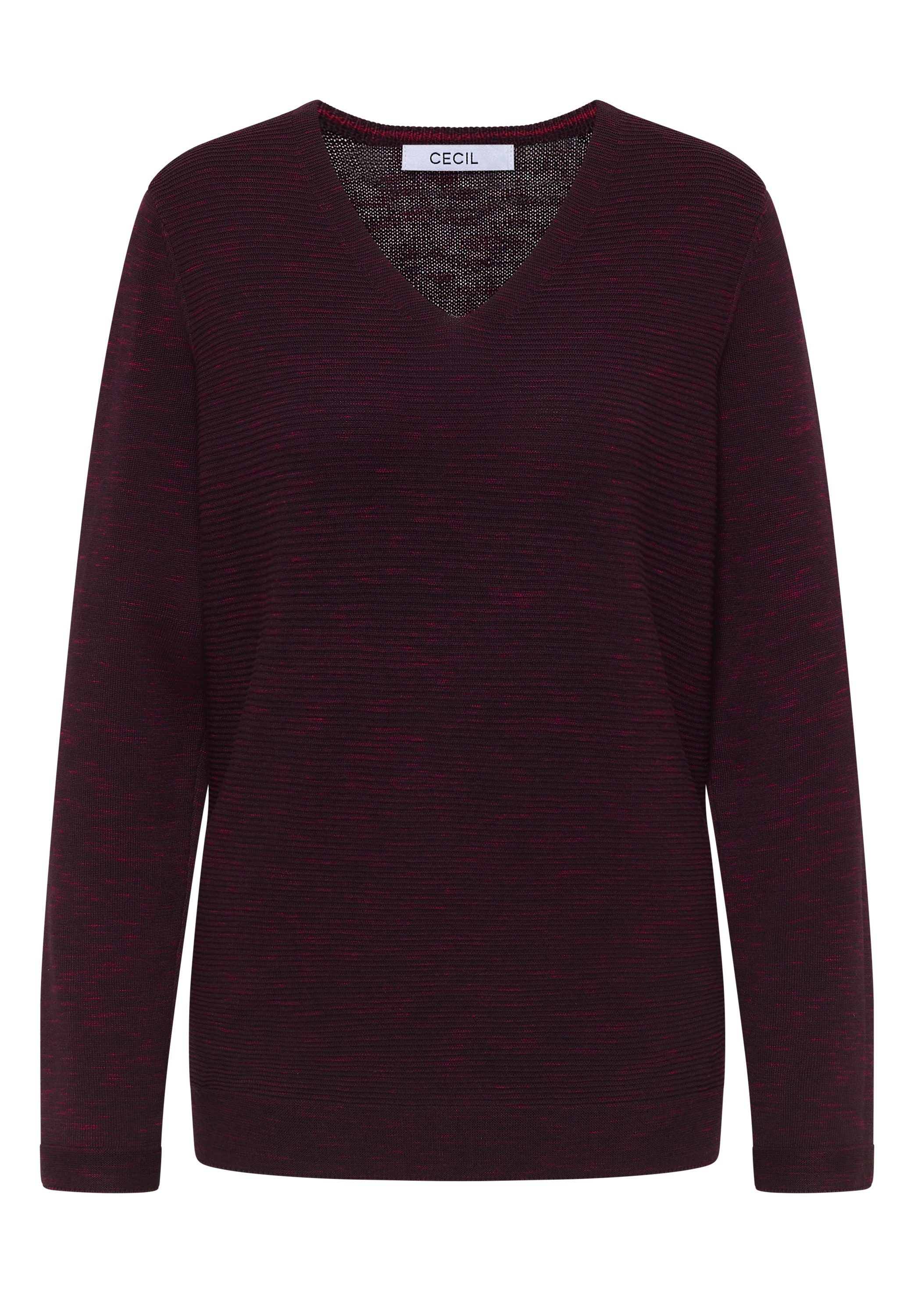 STREET ONE Strickpullover, im Melange Look