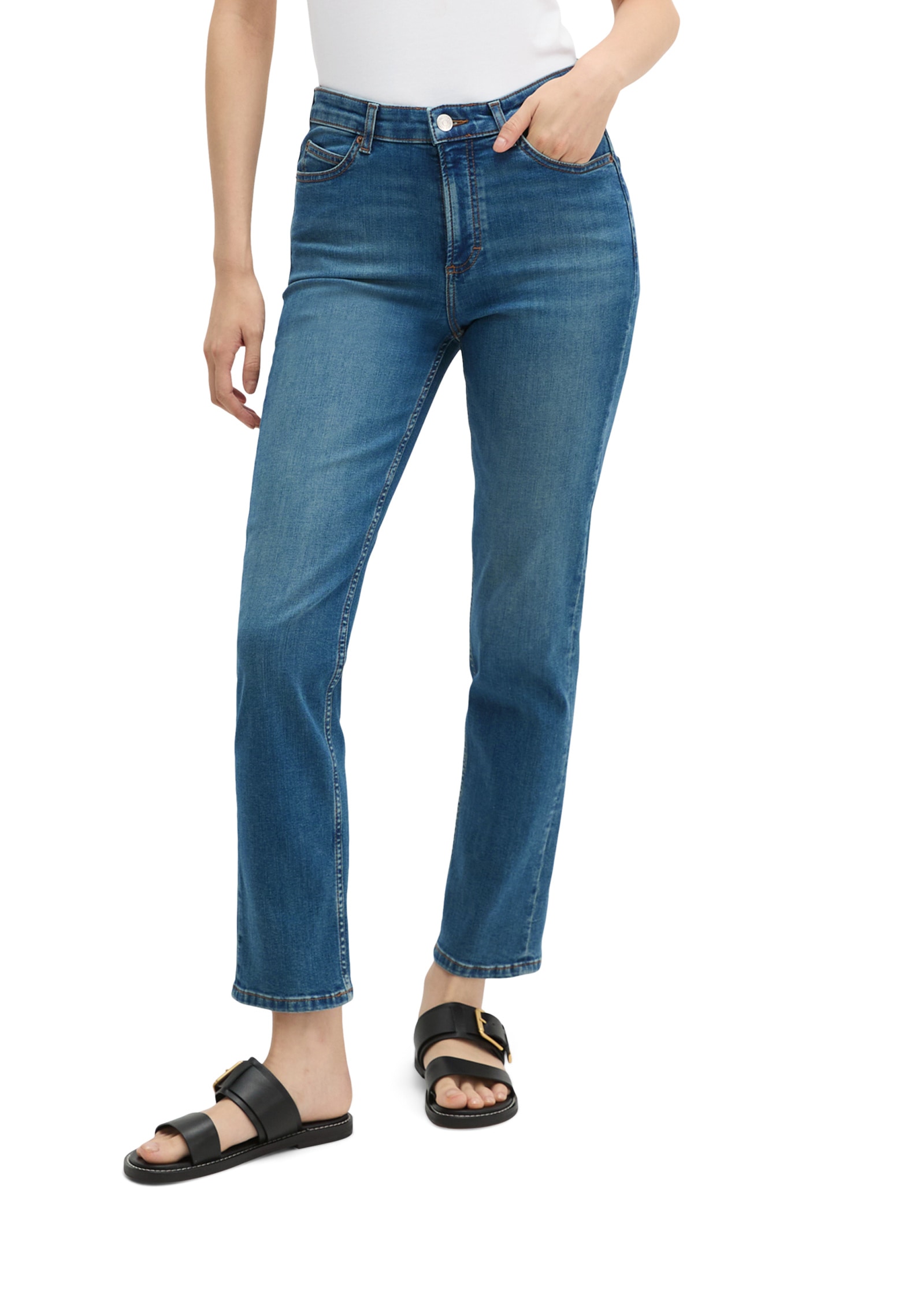 Marc OPolo Regular-fit-Jeans "aus leichtem Stretch-Denim"