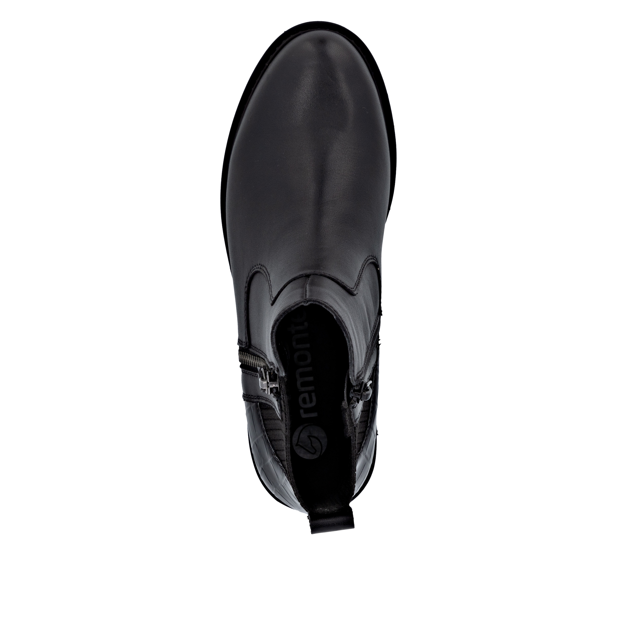 Remonte Chelseaboots, Stiefelette, Boots, Profilsohle, Blockabsatz, mit Innenreißverschluss