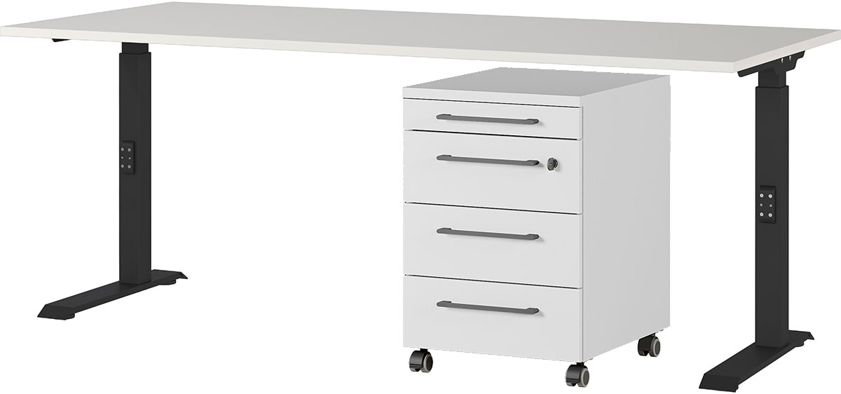 GERMANIA Büromöbel-Set "Agenda" Set bestehend aus höhenverstellbarem Schrei günstig online kaufen
