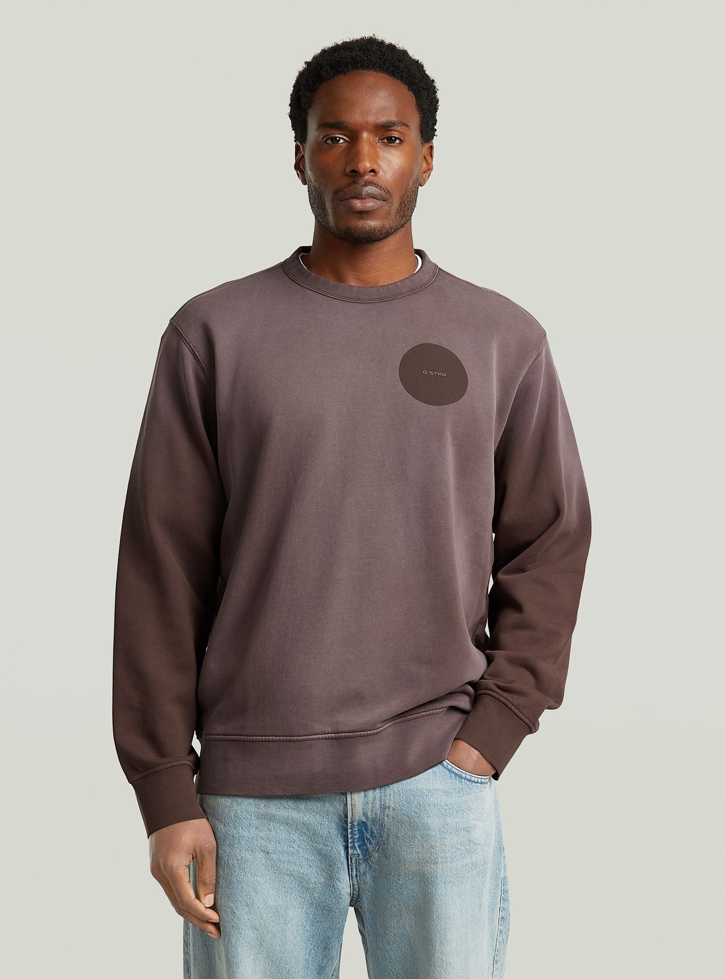 G-star Sweat-shirt Sunfaded Java Gd XL Homme