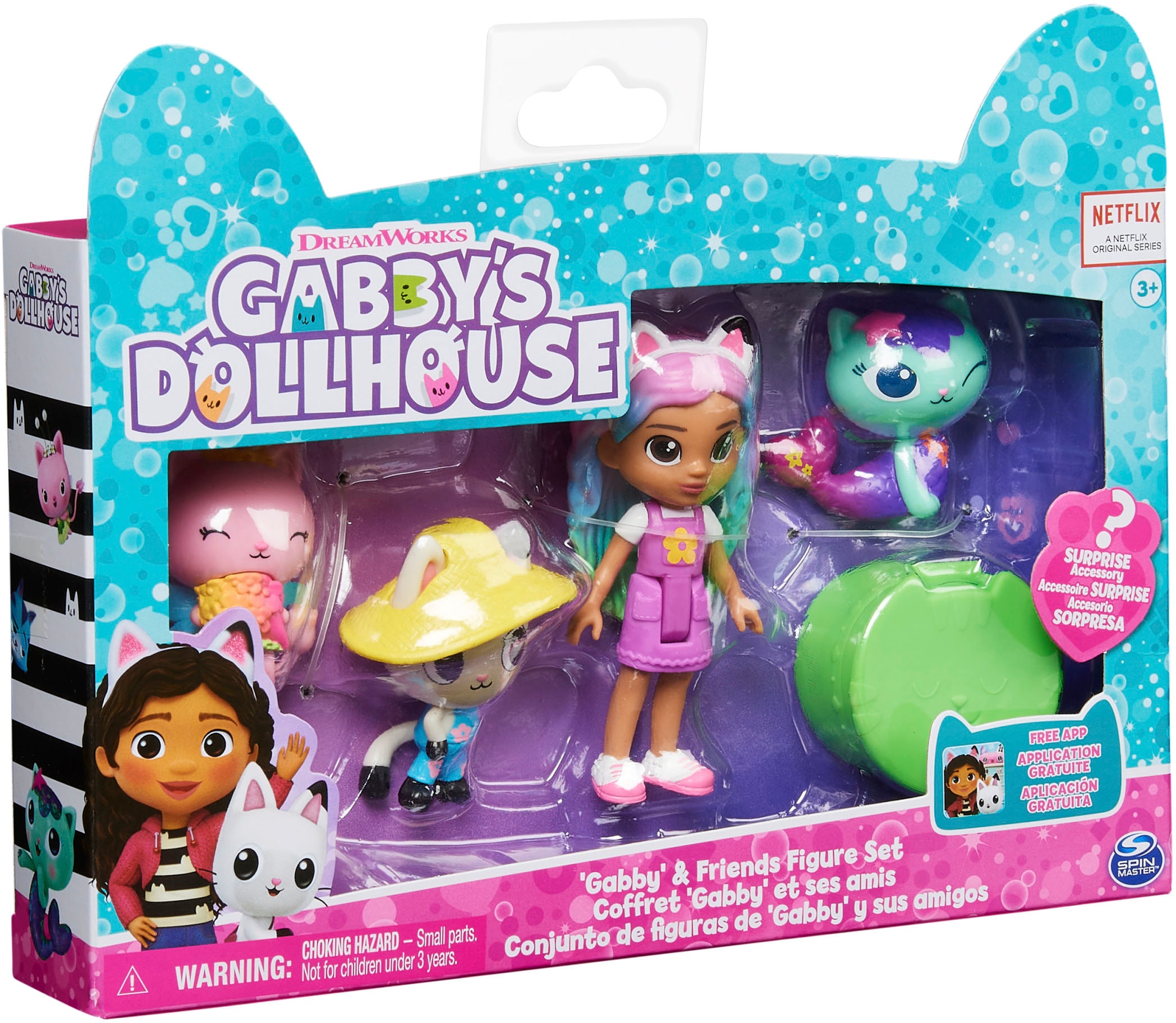 Spin Master Spielfigur »Gabby‘s Dollhouse, Regenbogen Figuren im Set«, (Set)