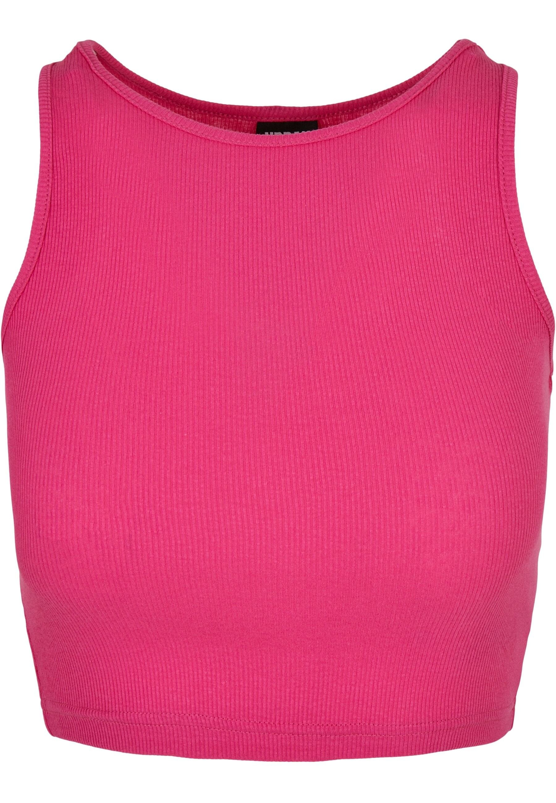 URBAN CLASSICS Muskelshirt "Urban Classics Damen Ladies Cropped Rib Top" 1 günstig online kaufen