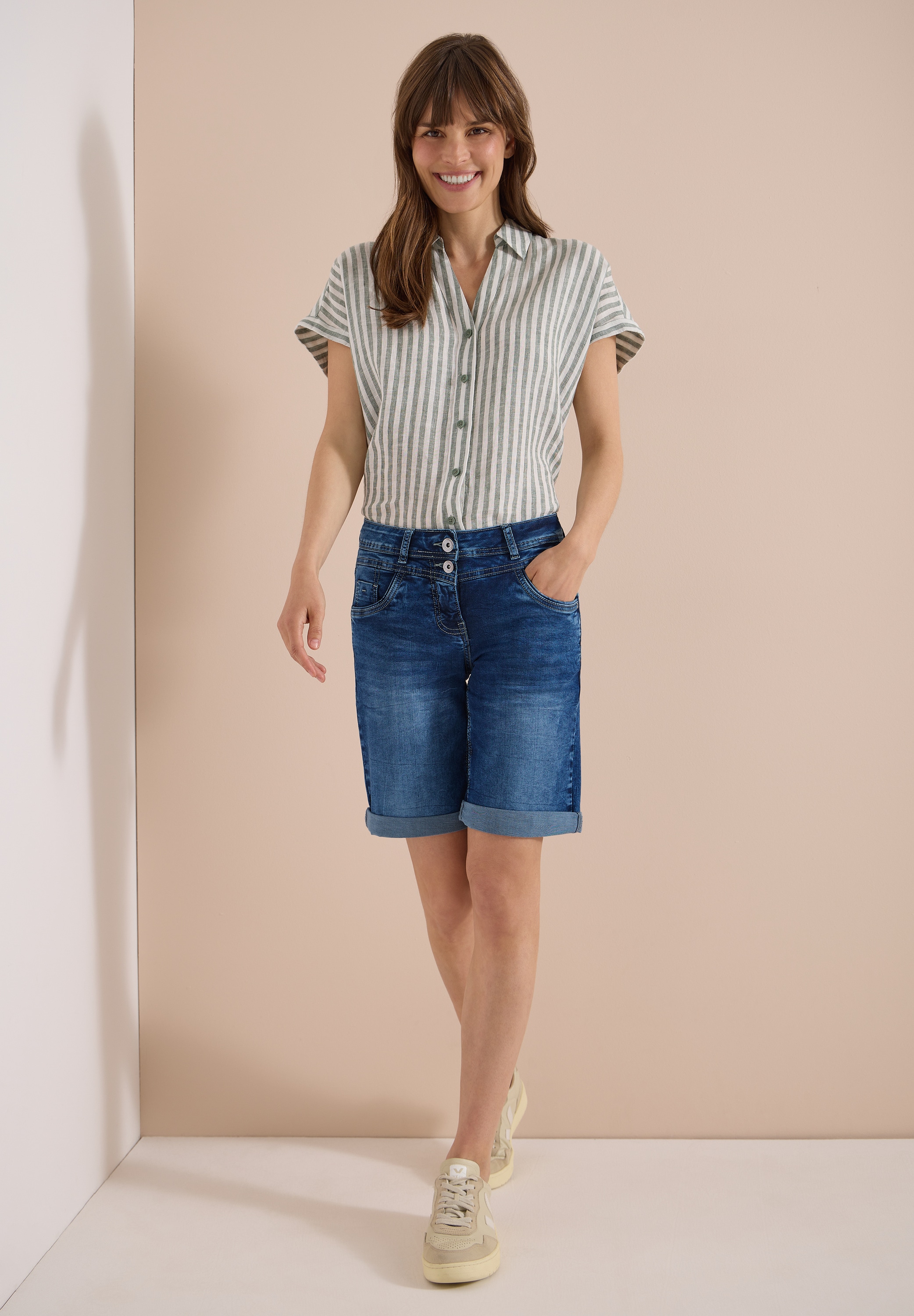 Cecil Comfort-fit-Jeans aus Baumwolle mit Stretchanteil