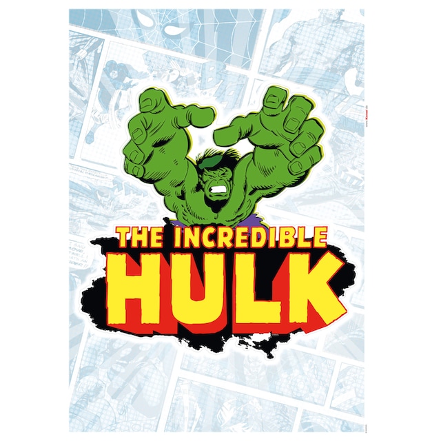 Komar Wandtattoo »Hulk Comic Classic«, (1 St.), 50x70 cm (Breite x Höhe),  selbstklebendes Wandtattoo | BAUR
