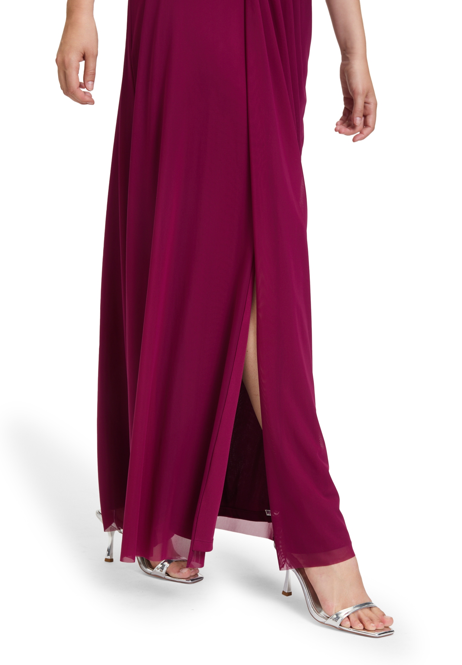 Vera Mont Abendkleid »Vera Mont Damen Abendkleid mit V-Ausschnitt«, Falten