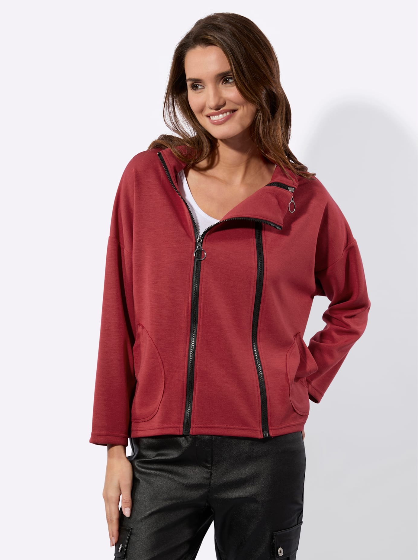 Inspirationen Shirtjacke "Sweatjacke" 1 tlg. günstig online kaufen