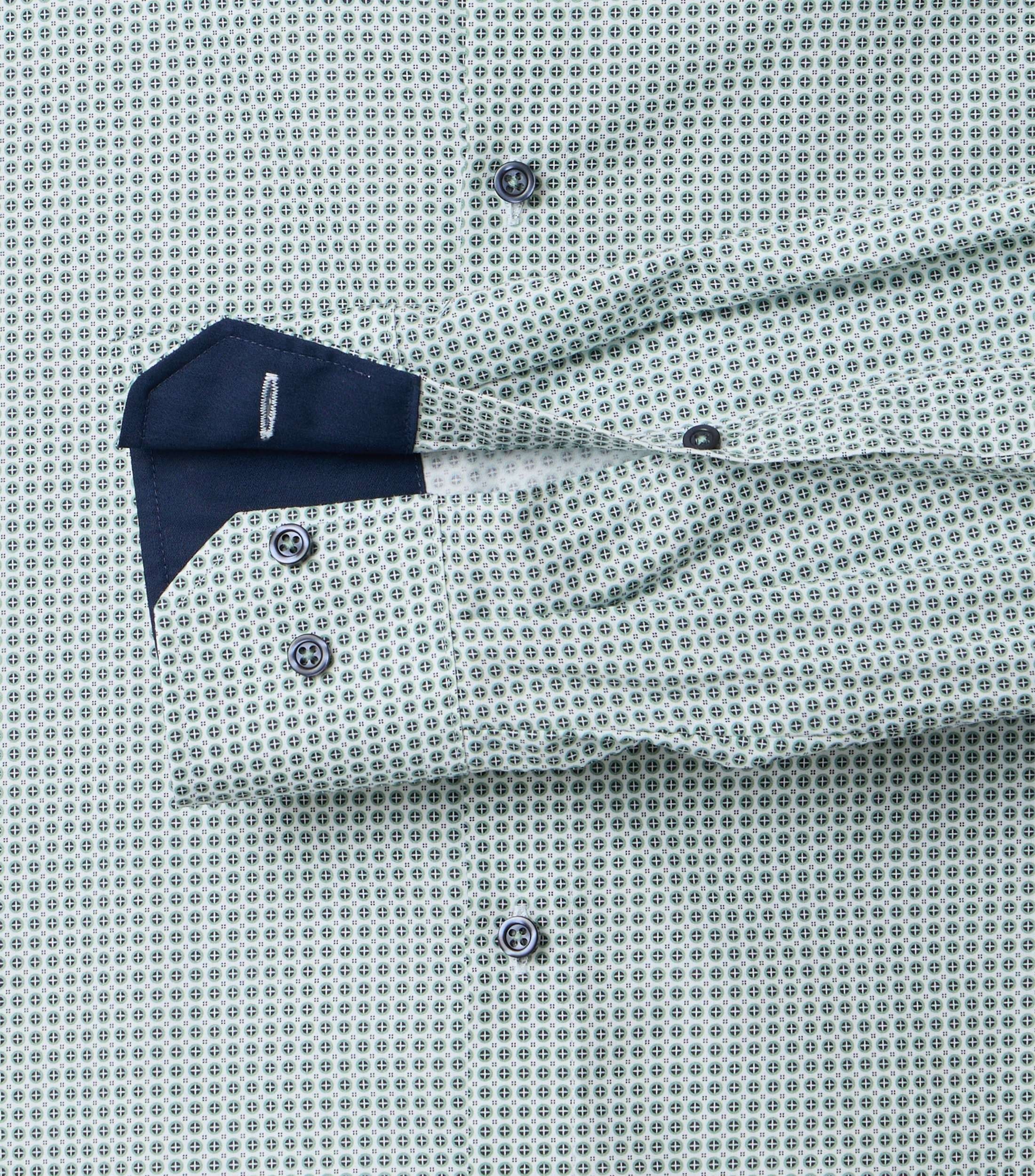VENTI Businesshemd Print Men Shirt Green 38 3