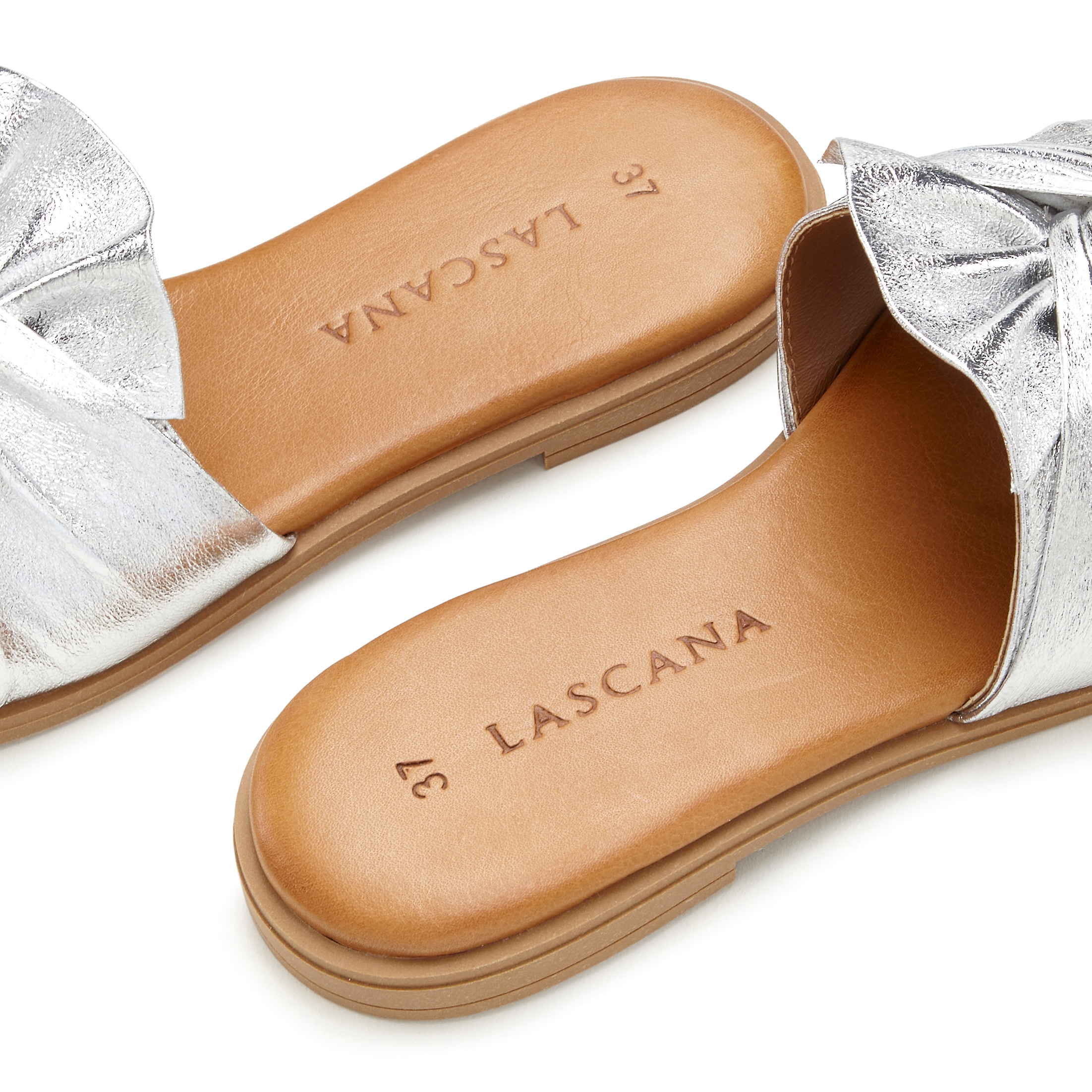 LASCANA Pantolette »Mule, Sandale, offener Schuh«, aus Leder
