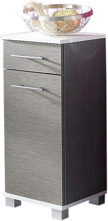 Schildmeyer Seitenschrank "Palermo, Breite 30 cm", Wechselbarer Türanschlag, Metallbeschläge