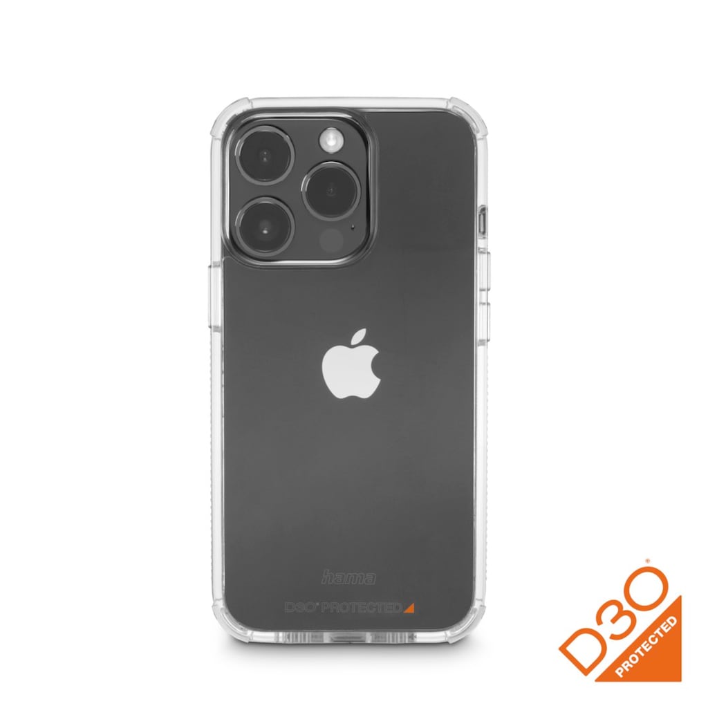 Hama Smartphone-Hülle »Handyhülle „Extreme Protect“ f. iPhone 15 Pro Max (stoß-, sturzsicher)«, Apple iPhone 15 Pro Max