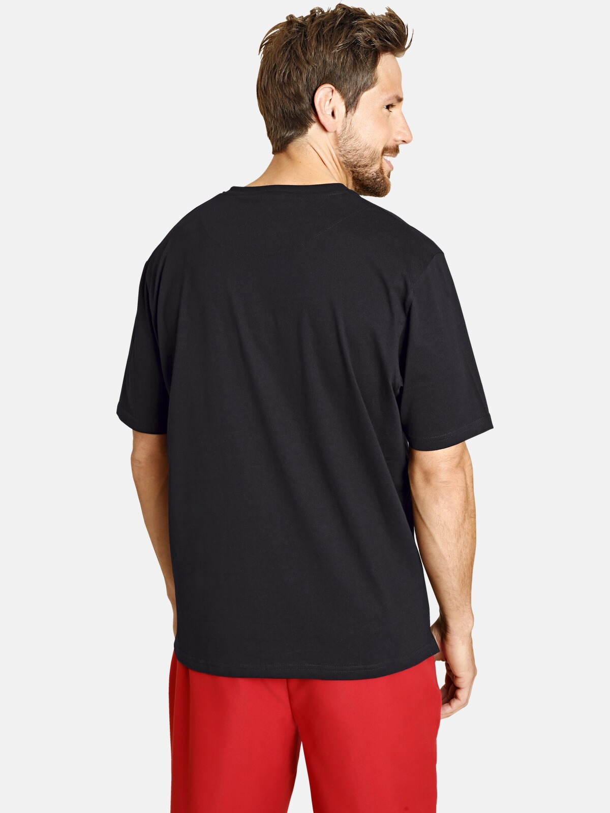Jan Vanderstorm T-Shirt »Doppelpack T-Shirt ERKE«, (2 tlg.), reine Baumwolle (2er-Pack)