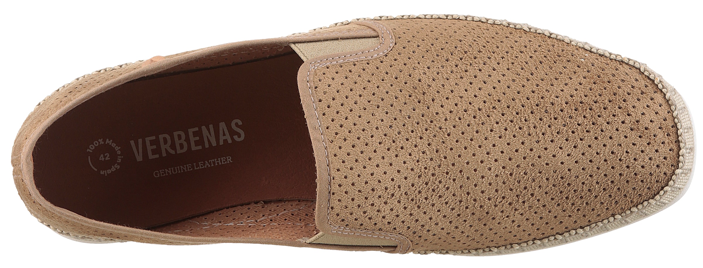 VERBENAS Slipper »Boris Hole Gallery«, Espadrilles, Sommerschuh, Freizeitschuh mit luftiger Perforierung