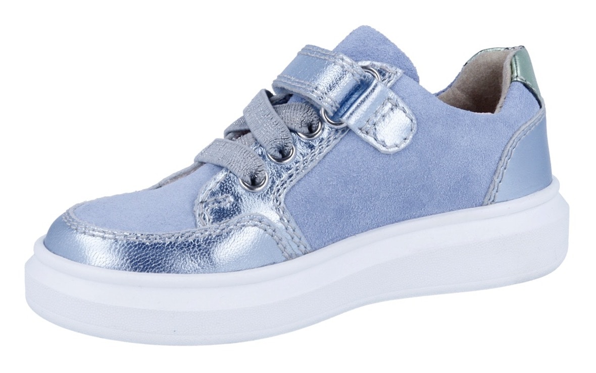 Richter Sneaker »Alessa WMS: Mittel«, Glitzerschuh mit Schimmer und Glitter, Größenschablone zum Download