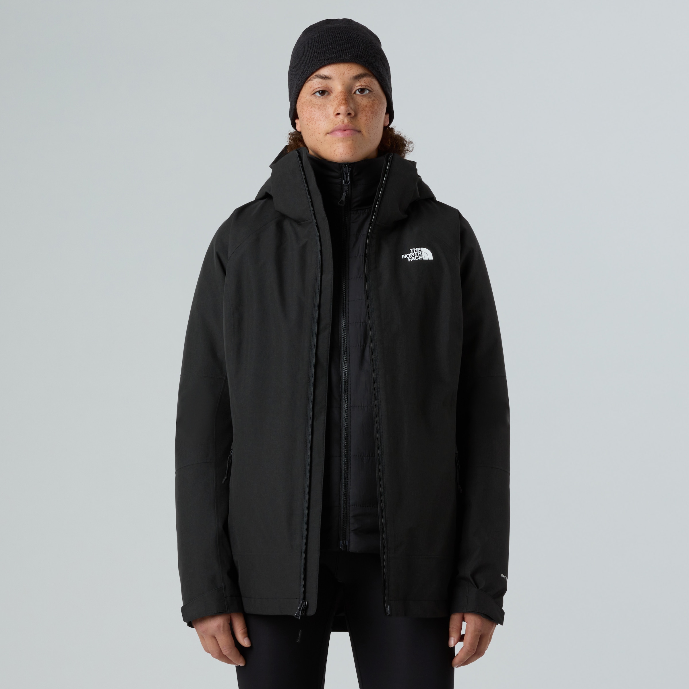 The North Face 3-in-1-Funktionsjacke »W INLUX TRICLIMATE - EU«, (1 St.), 3-in-1, warm, wasserdicht, feminin – Übergangsjacke