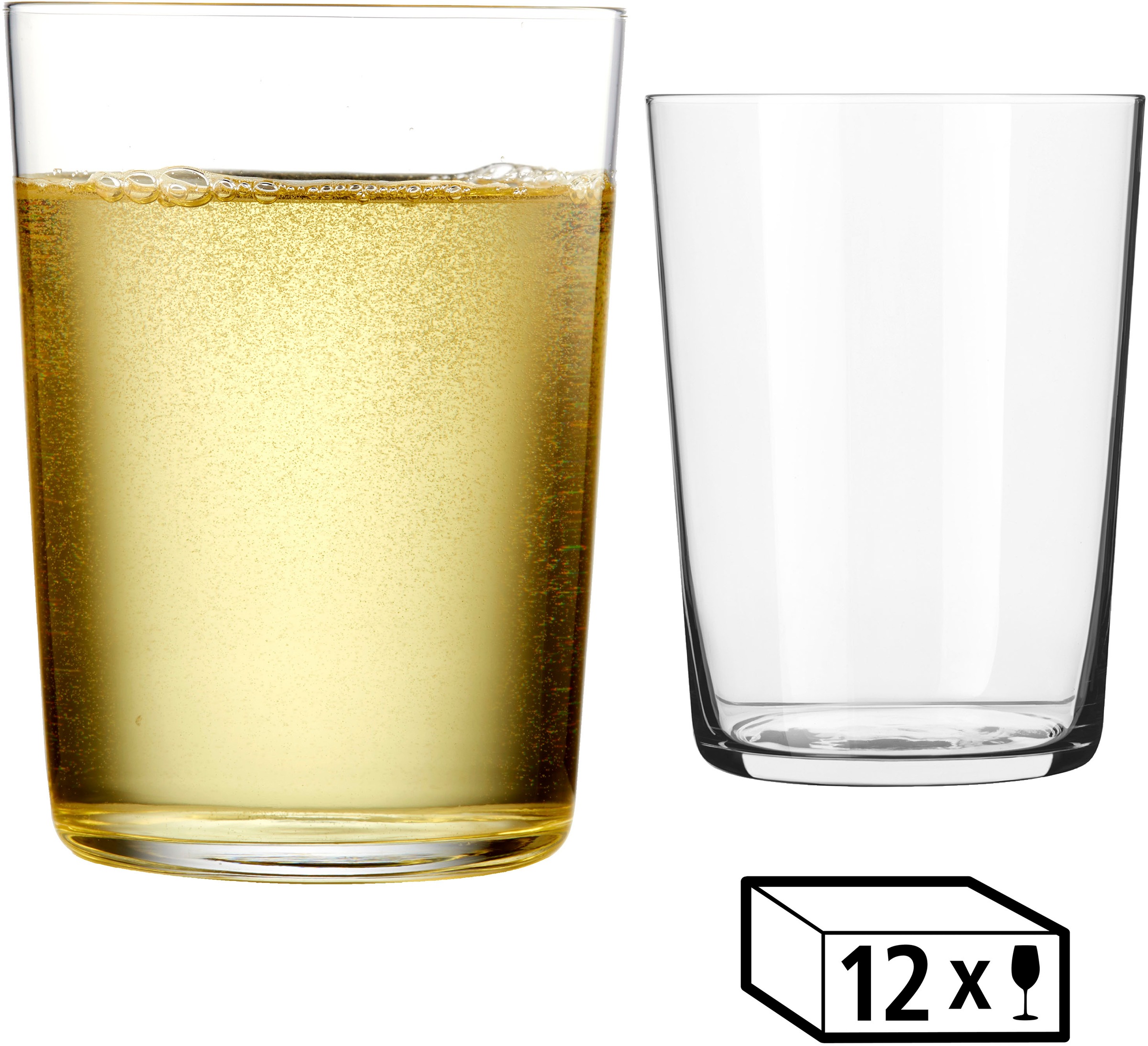 LIBBEY Gläser-Set »Libbey Cooler Glas, 12er Set -CIDRA-«, (Set, 12 tlg.), 562 ml, hochwertig verarbeitet, im modernen Design