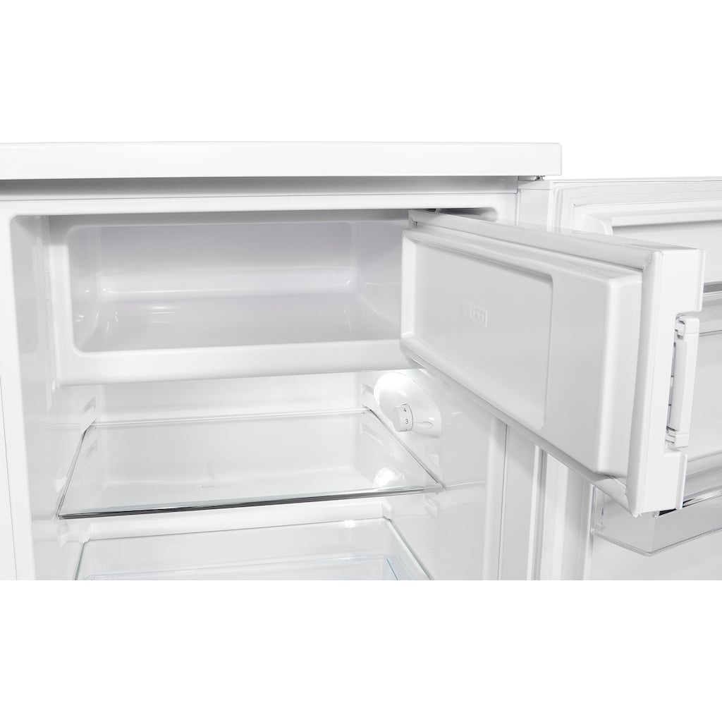 exquisit Kühlschrank, KS18-4-H-170D weiss, 85,0 cm hoch, 60,0 cm breit