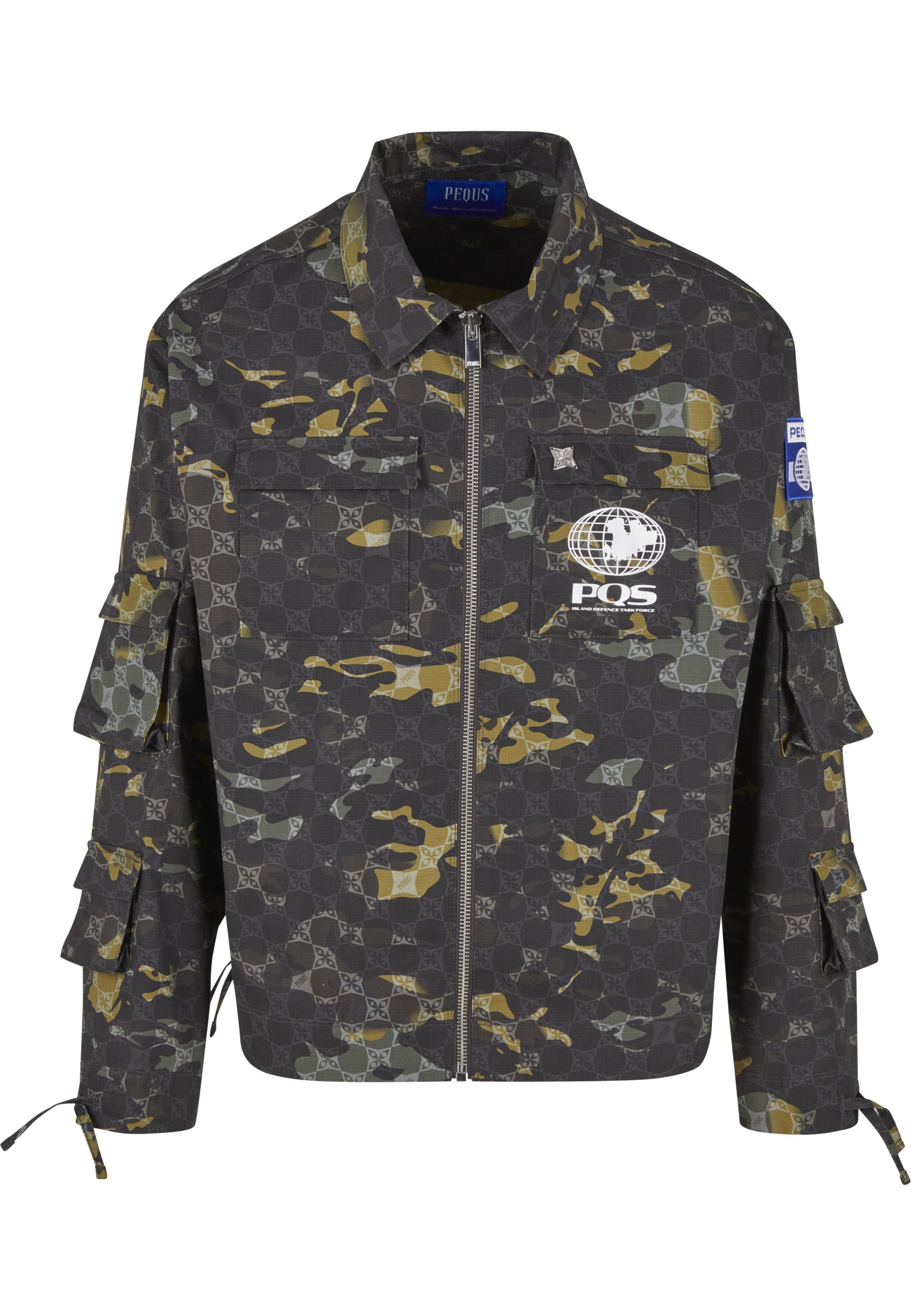 PEQUS Allwetterjacke "PEQUS PEQUS Aether Camo Jacket" 1 Stk. tlg. ohne Kapuze