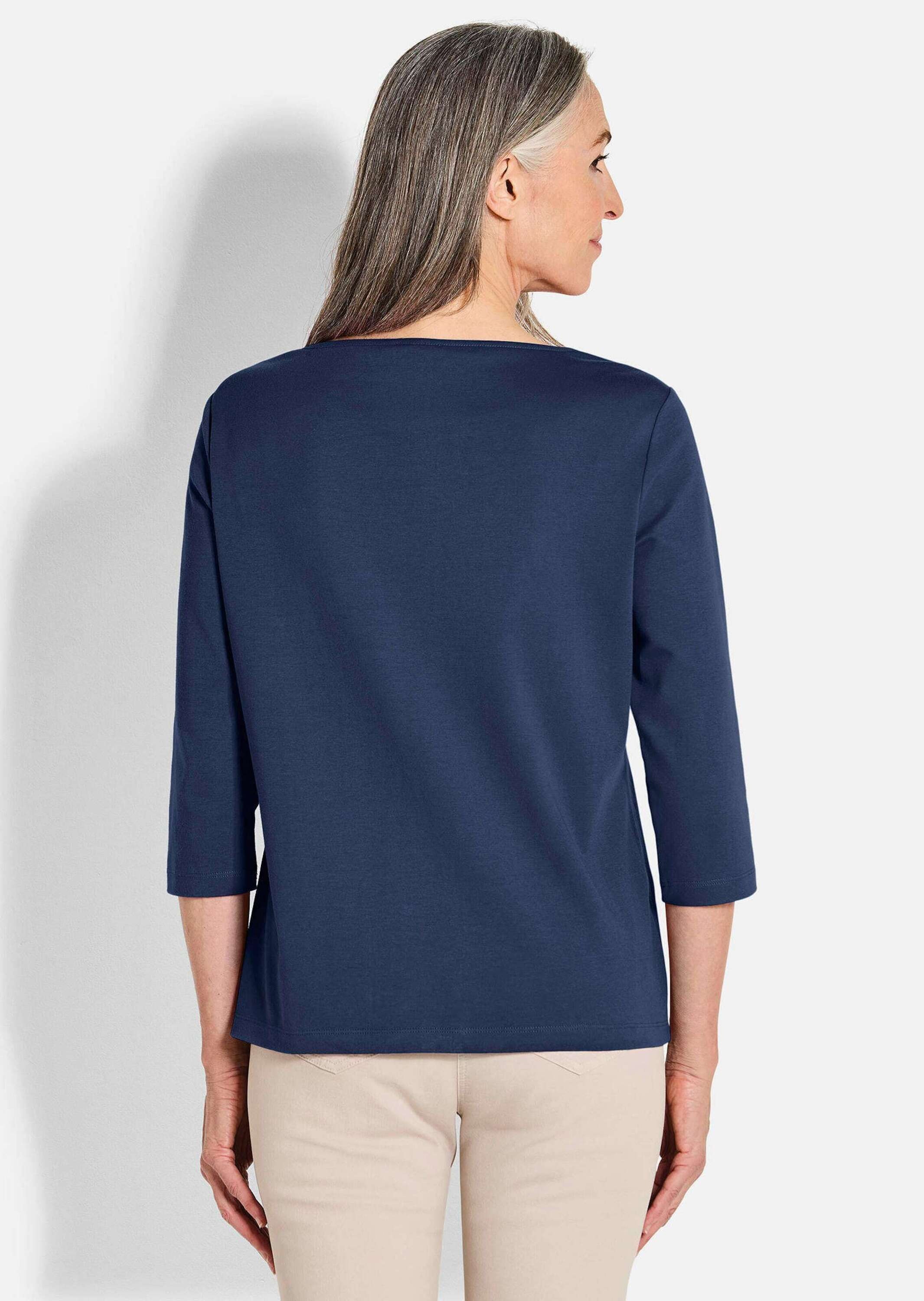 GOLDNER Kurzarmshirt »Basic-Shirt aus Interlock-Jersey«
