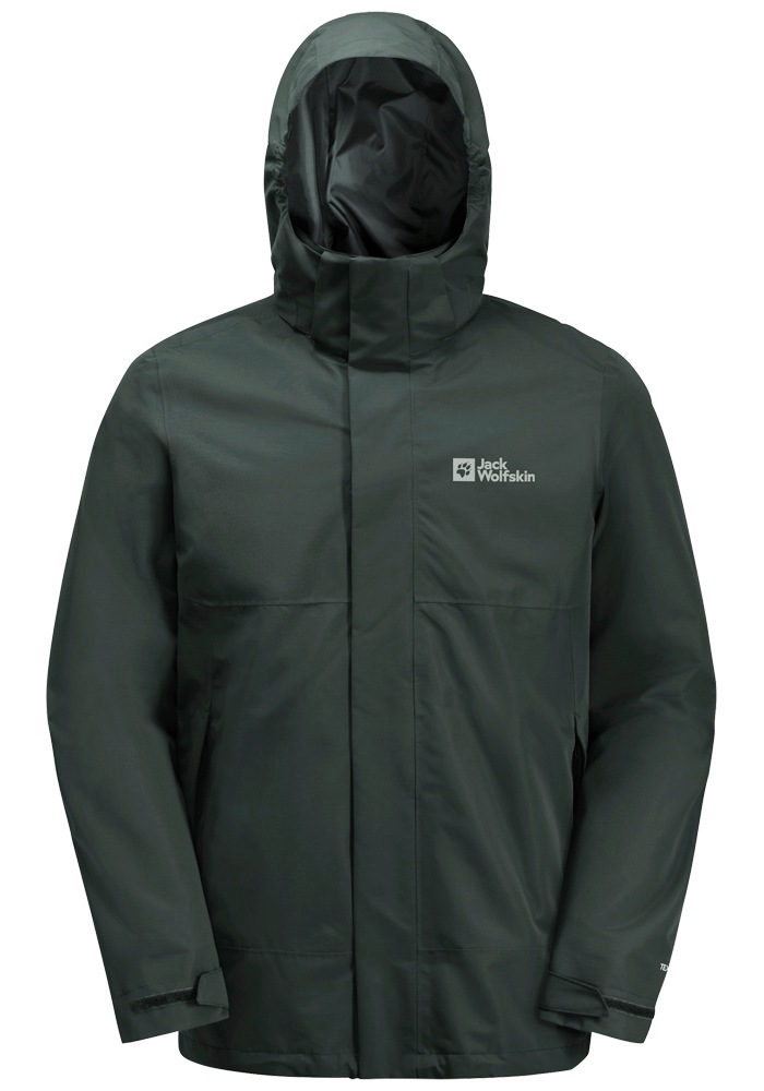 Jack Wolfskin 3-in-1-Funktionsjacke »LUNTAL 3IN1 JKT M«, mit Kapuze