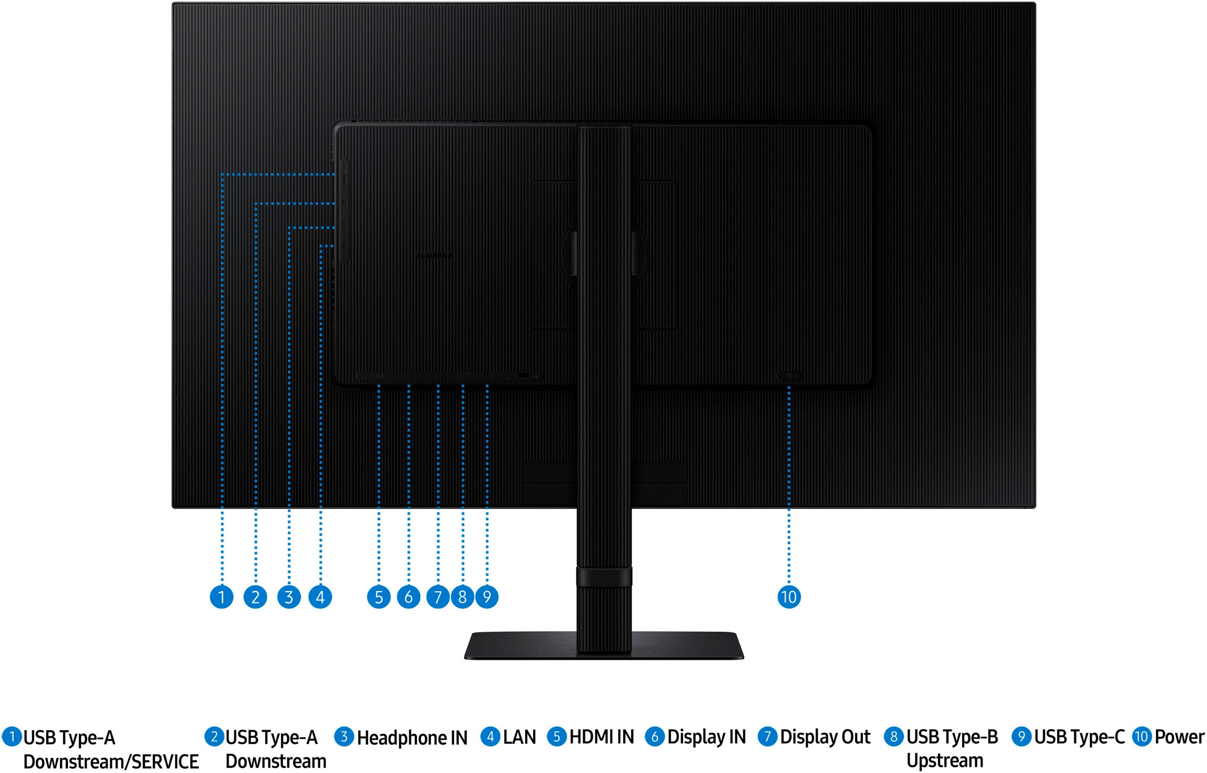 Samsung LED-Monitor »S32D600UAU« 80 cm/32 ″  2560 x 1440 px Quad HD 5 Reaktionszeit 100 Hz