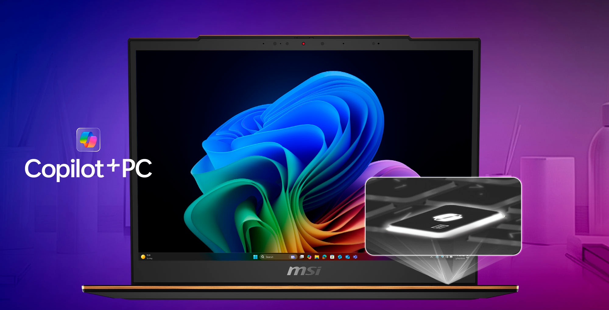 MSI Convertible Notebook »Summit 13 AI+ Evo A2VMTG-007«, 33,8 cm, / 13,3 Zoll, Intel, Ultra 7, ARC, 1000 GB SSD