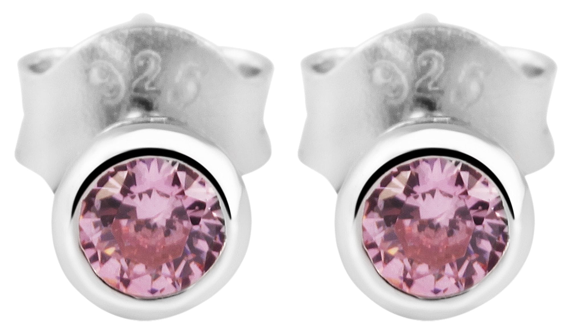 Adelia´s Paar Ohrhänger "Ohrringe – Ohrstecker aus 925 Silber mit Zirkonia" Zum Verschenken – ideal zum einen besonderen Tag