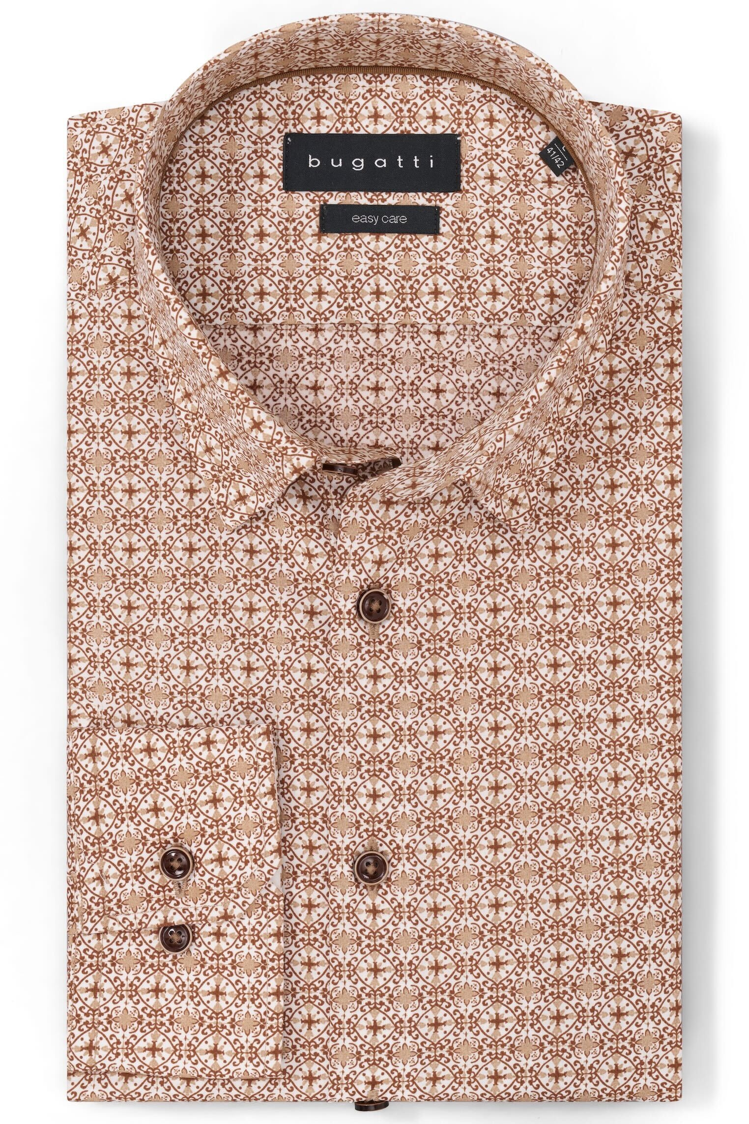 bugatti Businesshemd »Modern Fit« mit Under-Button-Down Kragen