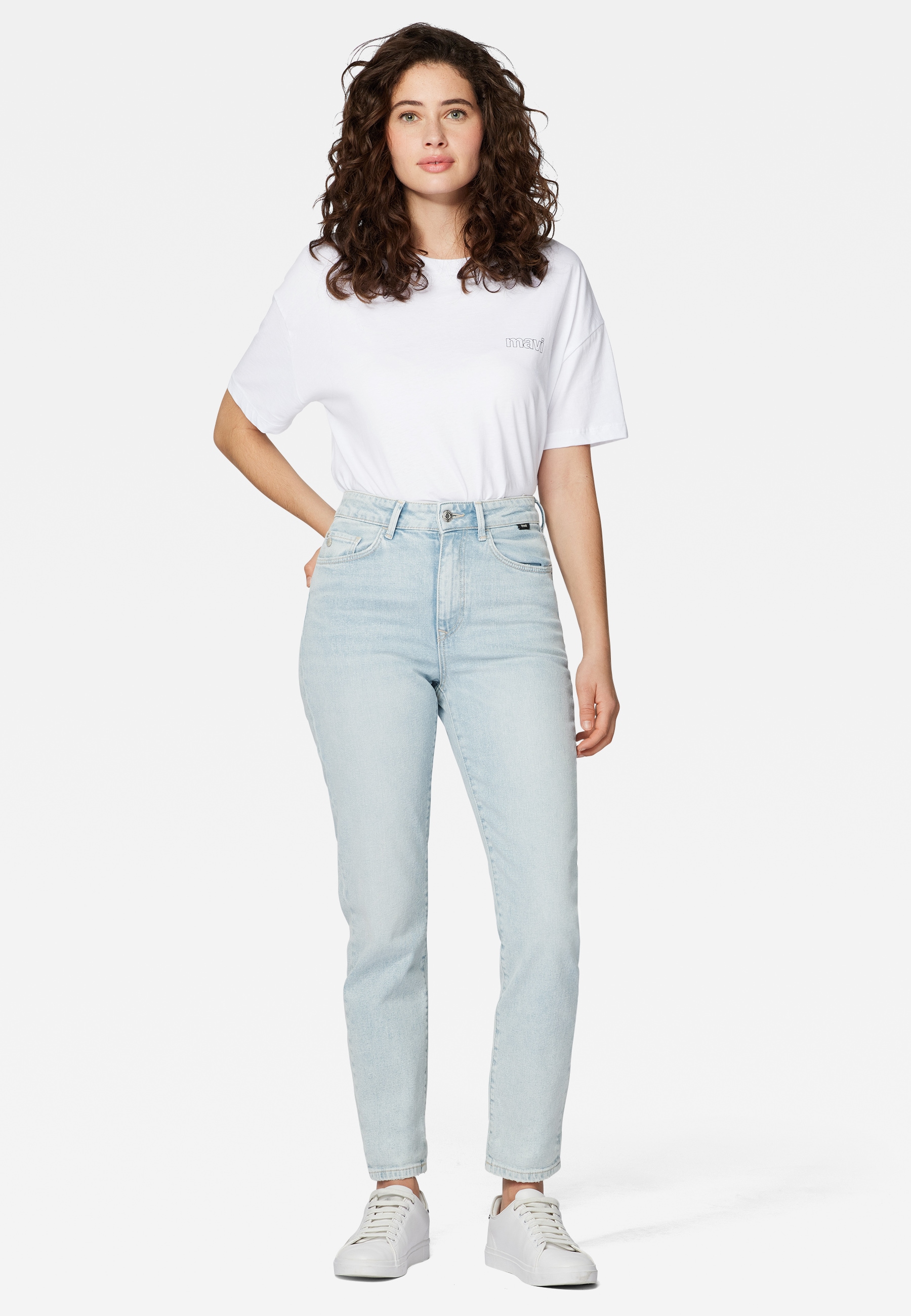 Mom-Jeans »STAR«, Slim Mom Jeans