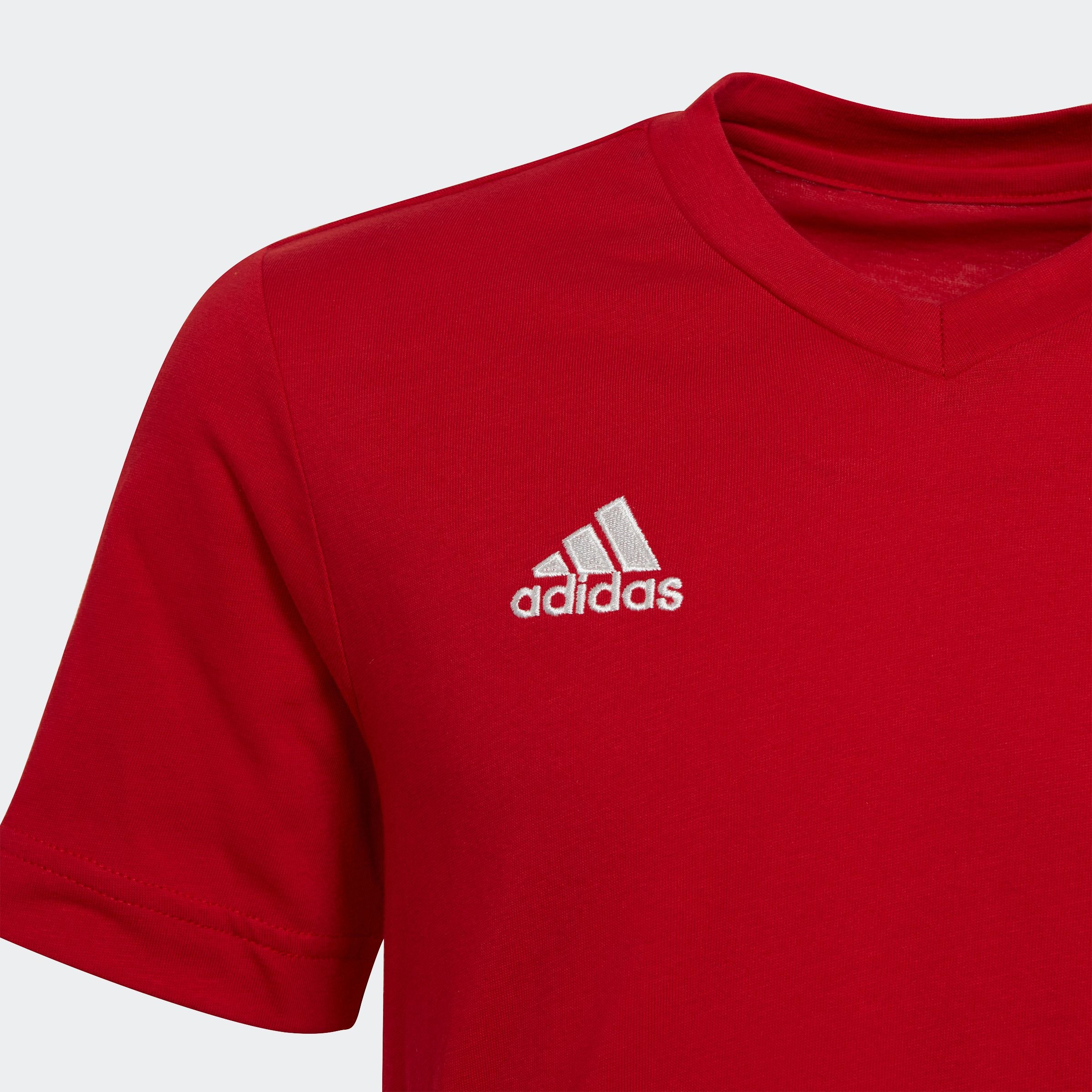 Thumbnail - adidas Performance Trainingsshirt "ENT22 TEE Y" sportlicher Stil, V-Ausschnitt, Kurzarm-Design, ohne Verschluss