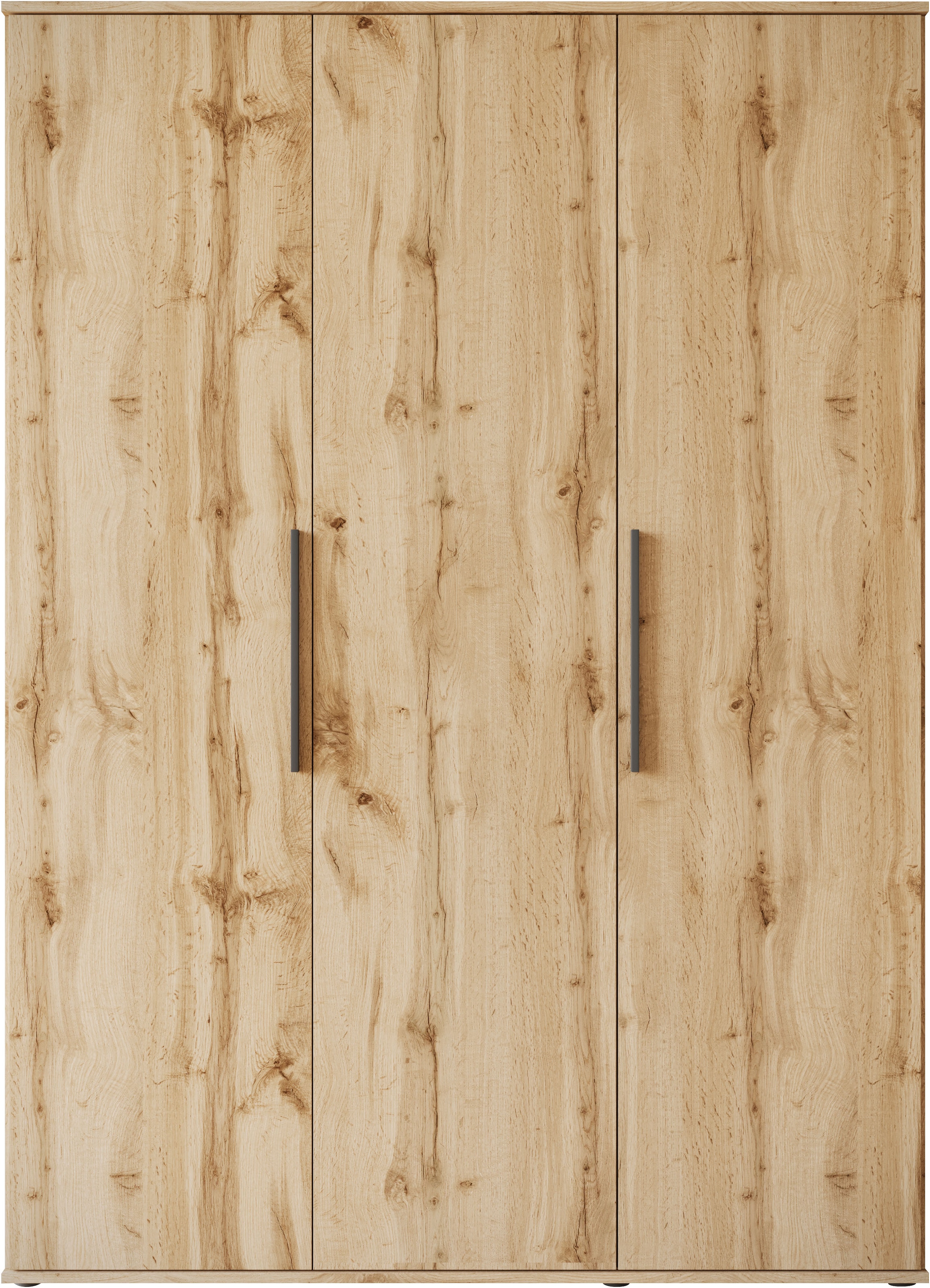 INOSIGN Kleiderschrank »LAGOS Wäscheschrank, Garderobe, schwarze Griffe, Made in Europe«, Moderner Drehtürenschrank, FSC-zertifiziert, Schlafzimmerschrank