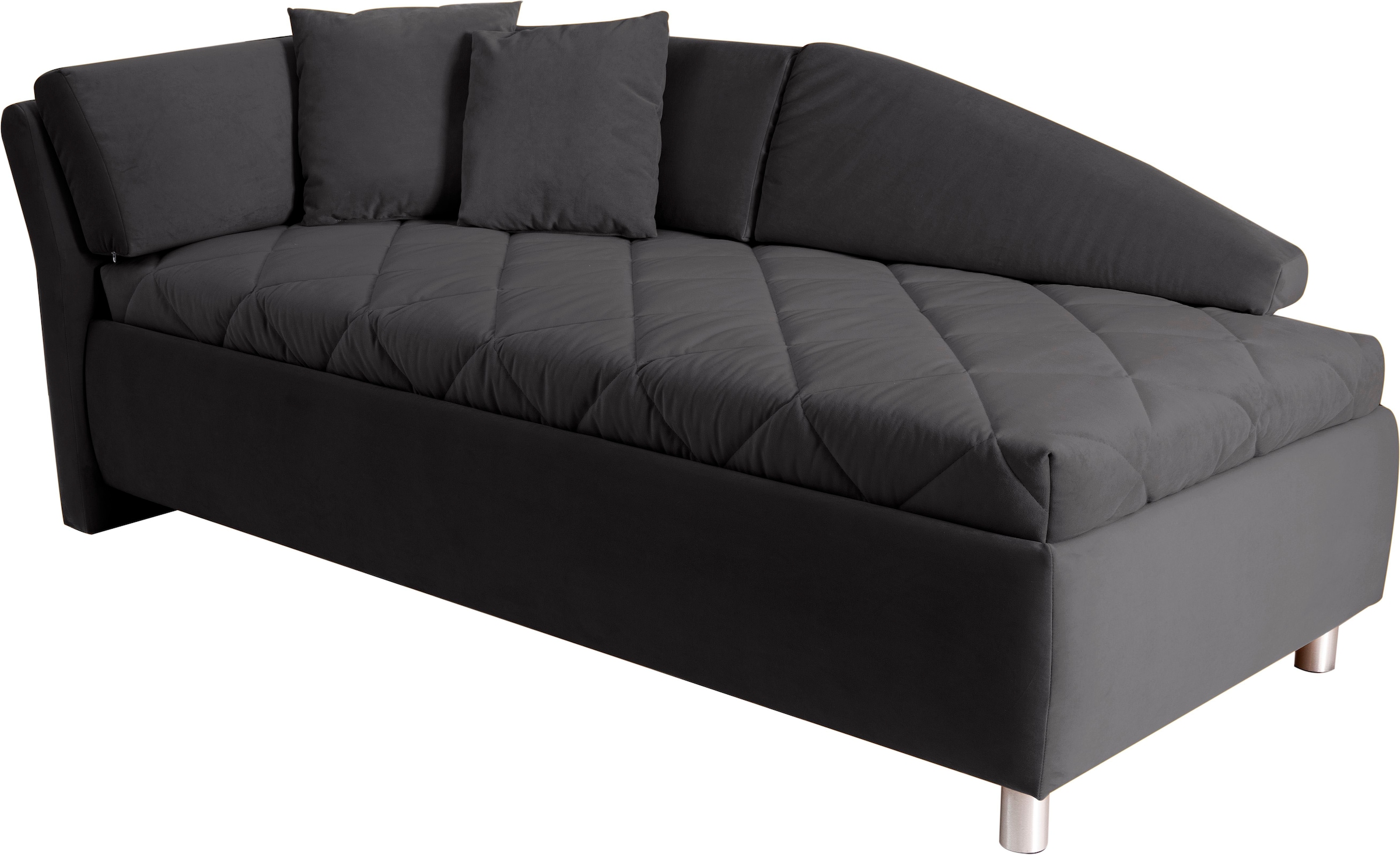 ADA trendline Schlafsofa »Lindsay«, Bettkasten, Zierkissen-Set aus: 2 Stk. 40x40cm, 1 Stk. 30x30cm