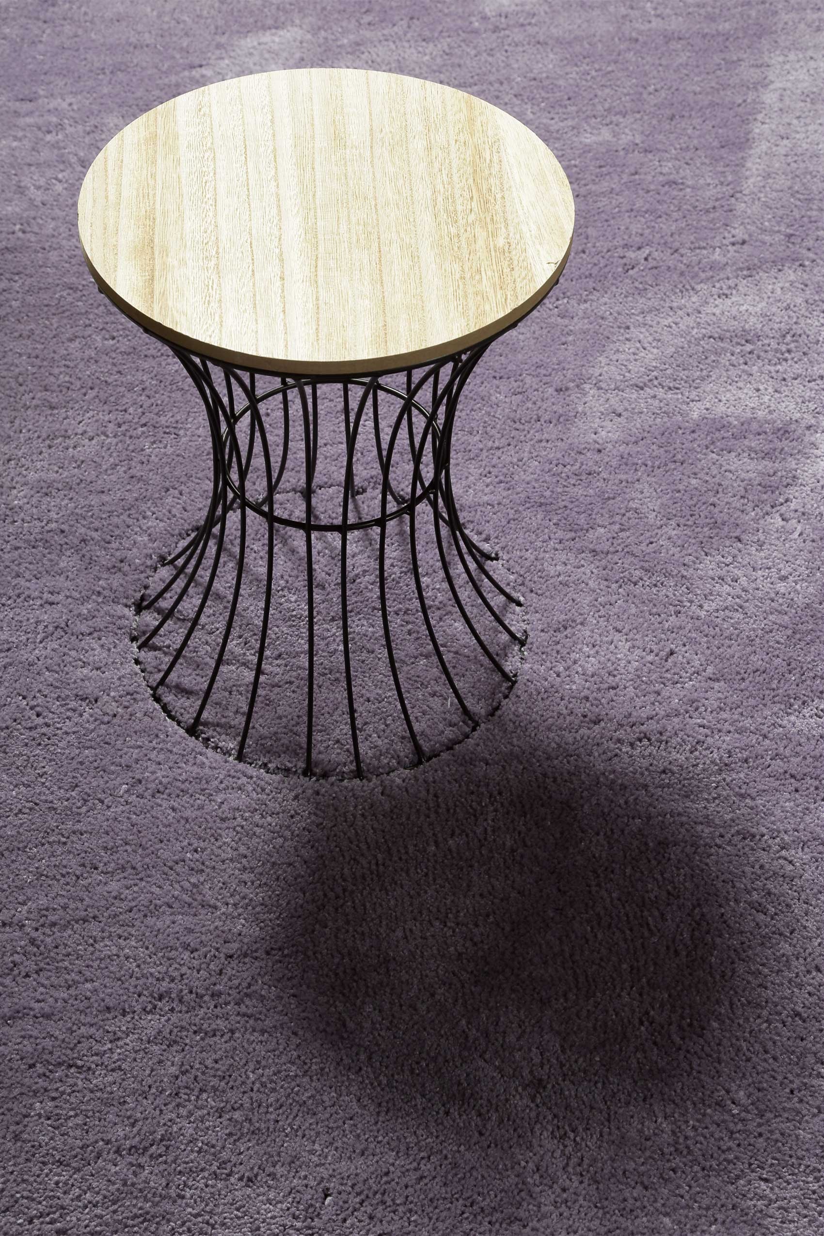 Homie Living Teppich »Pisa«, rund, 25 mm Höhe, Hochflor, Microfaser, uni, weich, Shaggy, Wohnzimmer, Schlafzimmer