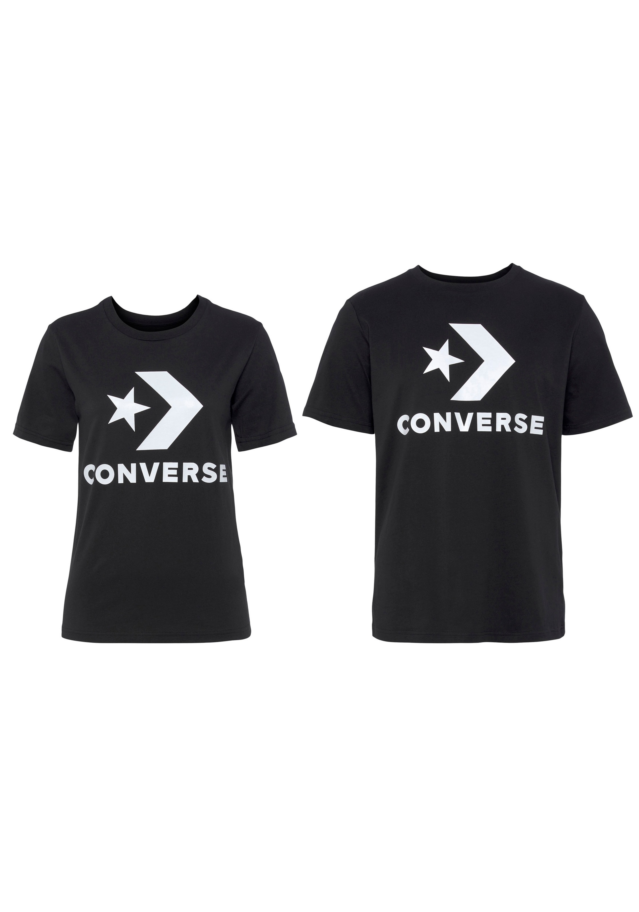 Converse T-Shirt »Unisex GO-TO STAR CHEVRON LOGO STANDARD-FIT«, (1 tlg.), Unisex