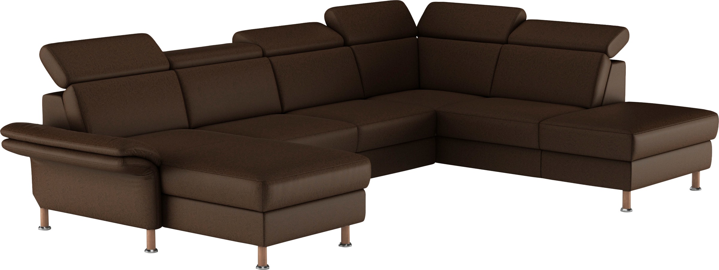 Home affaire Wohnlandschaft »Calypso U-Form«, wahlweise mit motorischer Relaxfunktion