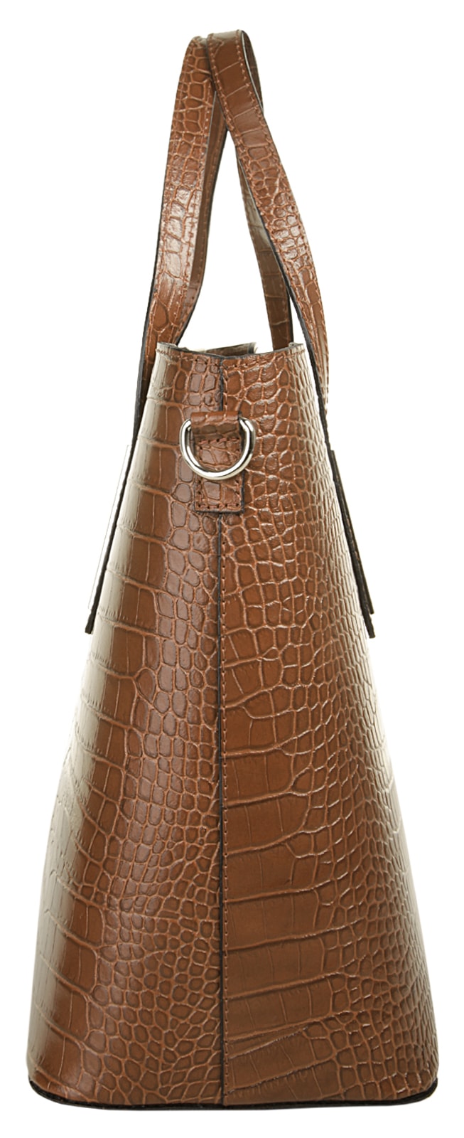 Cluty Henkeltasche, echt Leder, Made in Italy