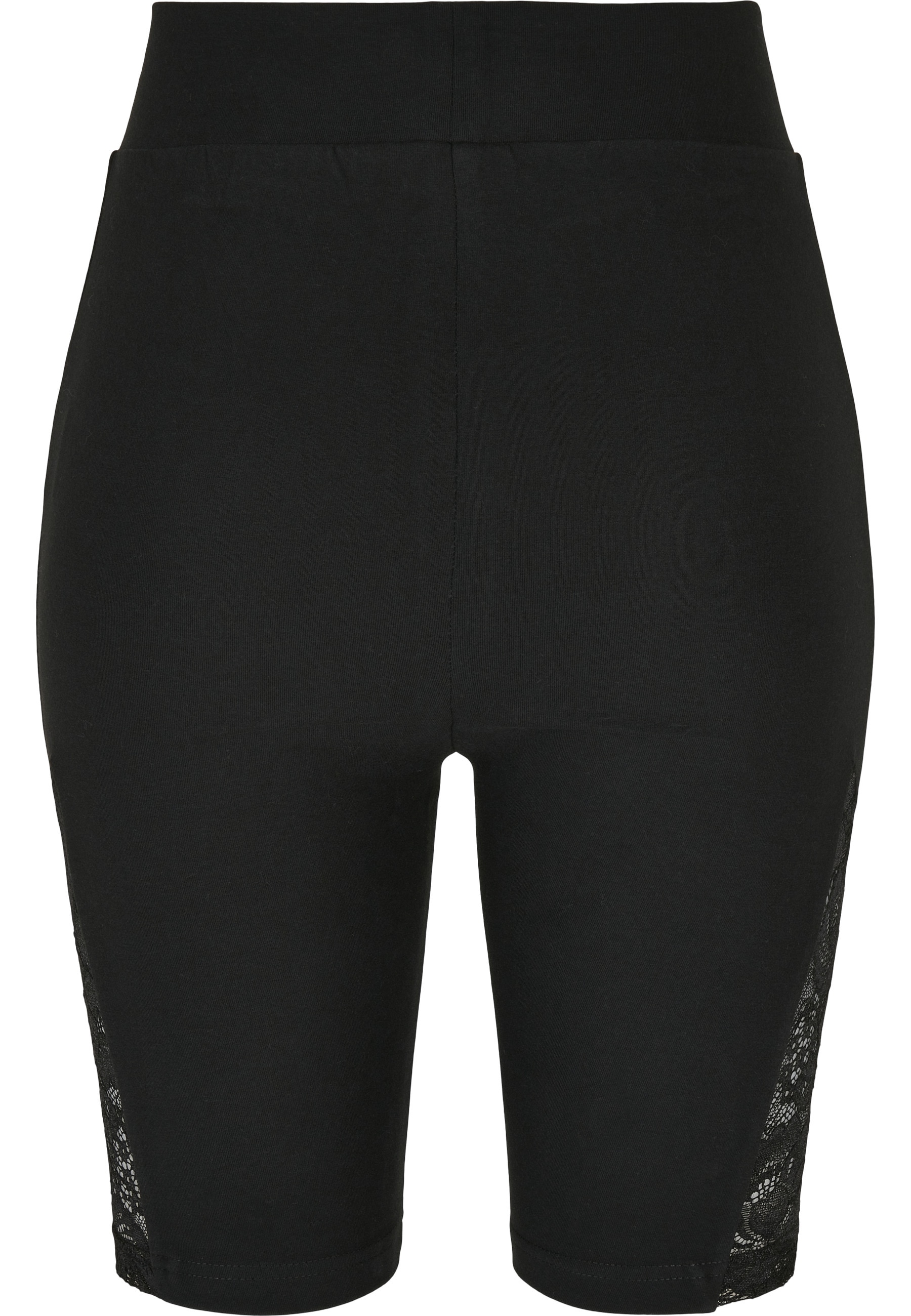 URBAN CLASSICS Fahrradhose "Urban Classics Damen Ladies High Waist Lace Inset Cycle Shorts"