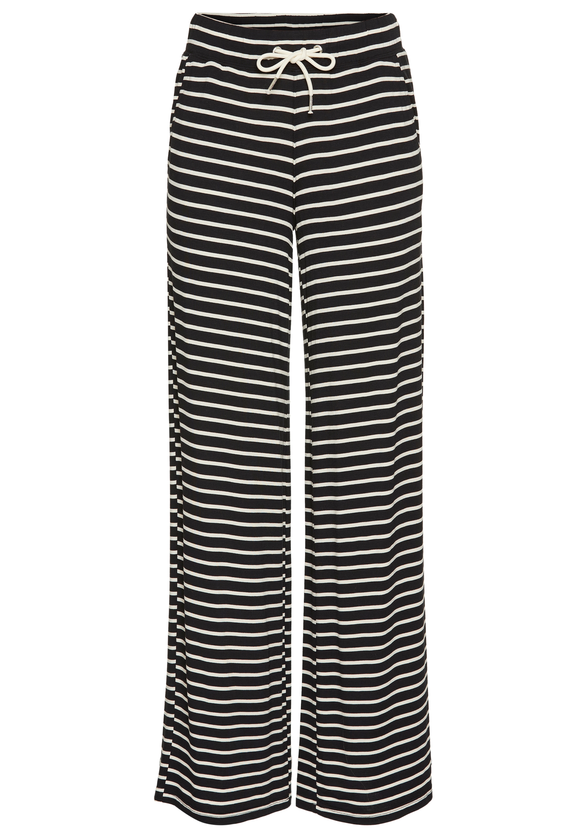 KangaROOS Jerseyhose, gestreift mit weitem Beim - NEUE KOLLEKTION