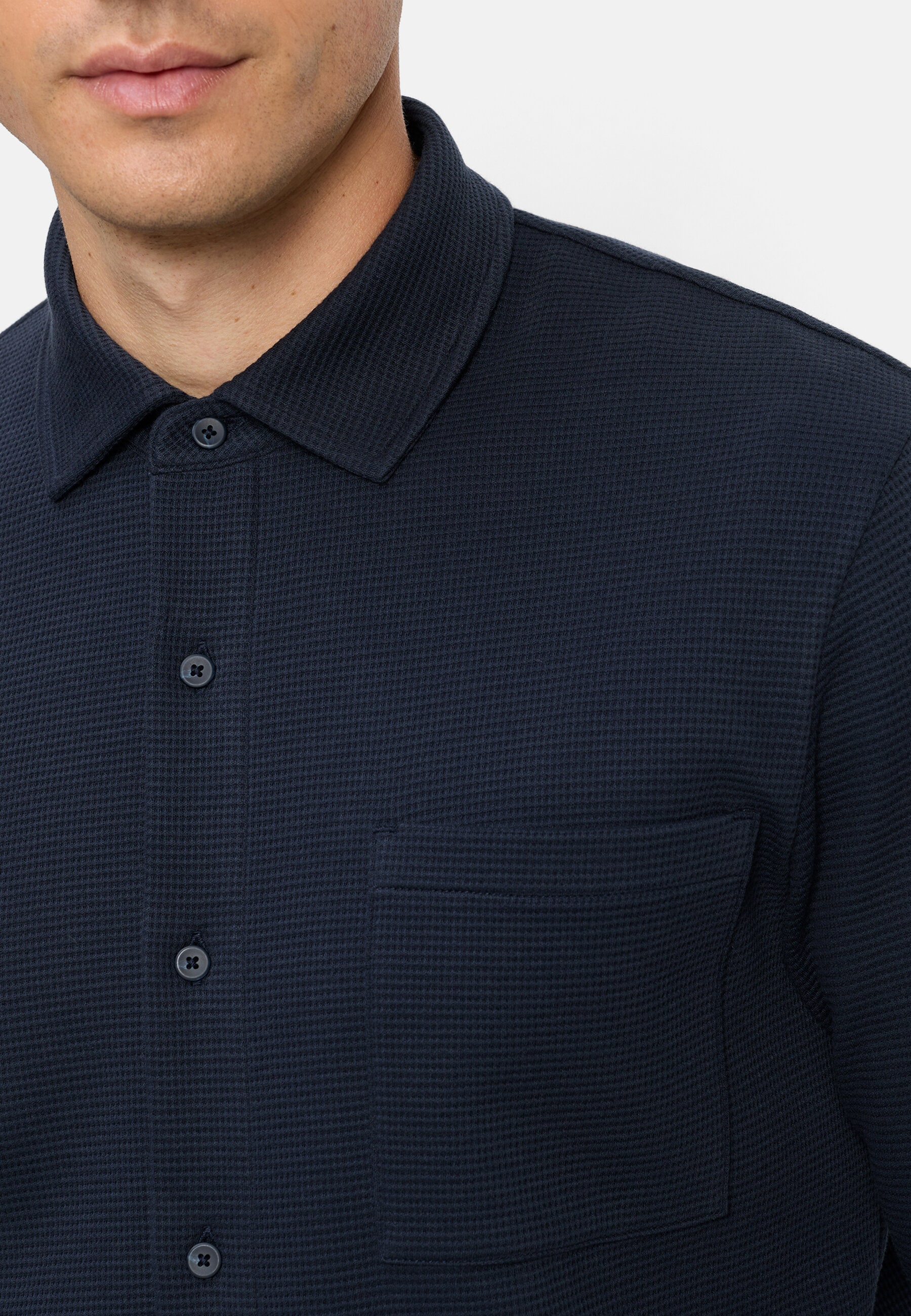 OLYMP Poloshirt »OLYMP Casual Wirk, Polo langarm«