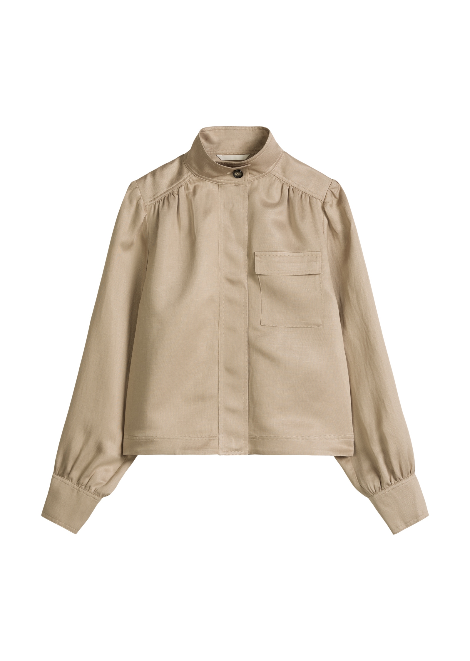 Marc O'Polo Kurzjacke »aus TENCEL™ Lyocell-Leinen-Mix« ohne Kapuze