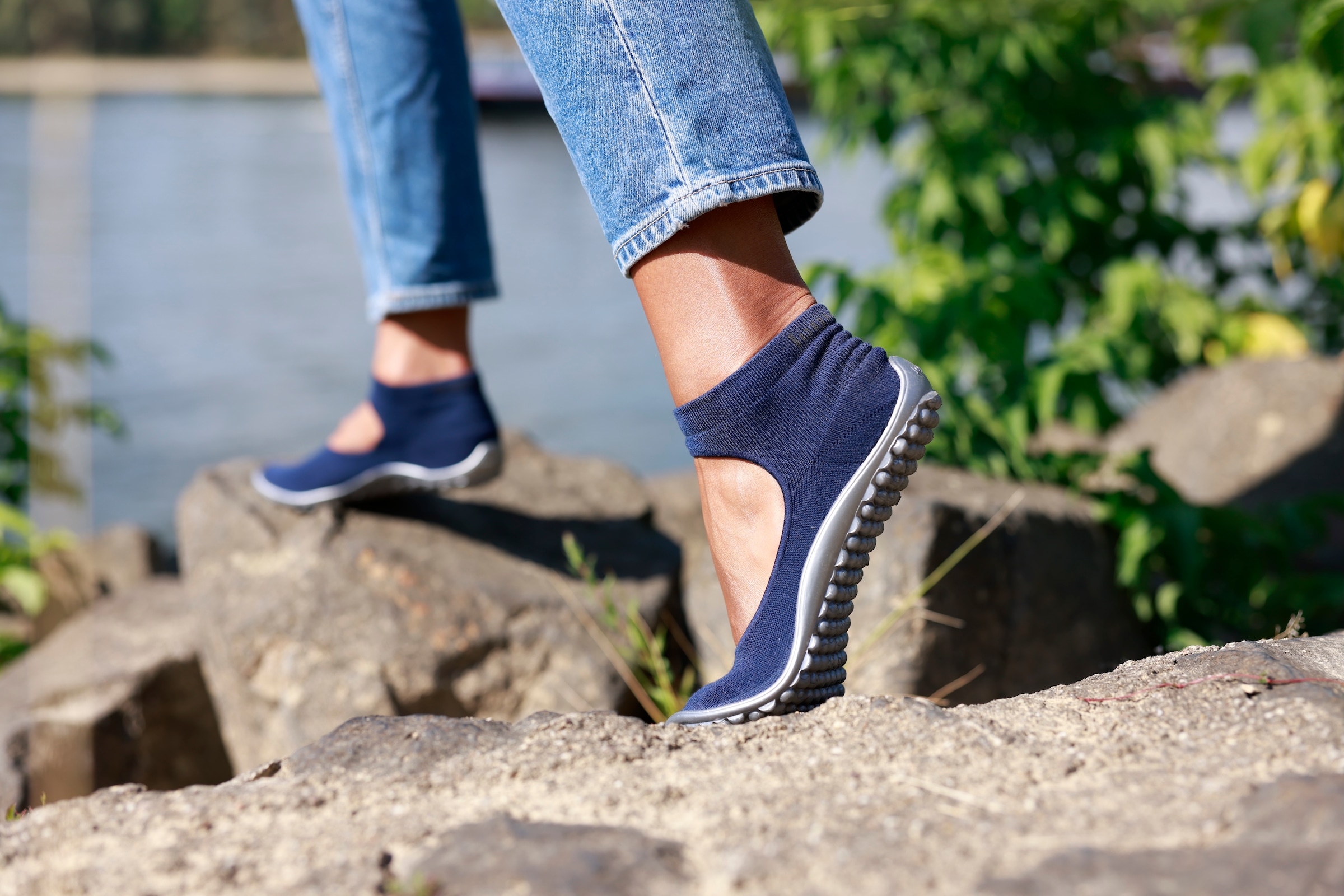 Leguano Barfußschuh »BALLERINA«, Ballerina, Slipper, Bequemschuh Flexibilität vom Zeh bis zur Ferse