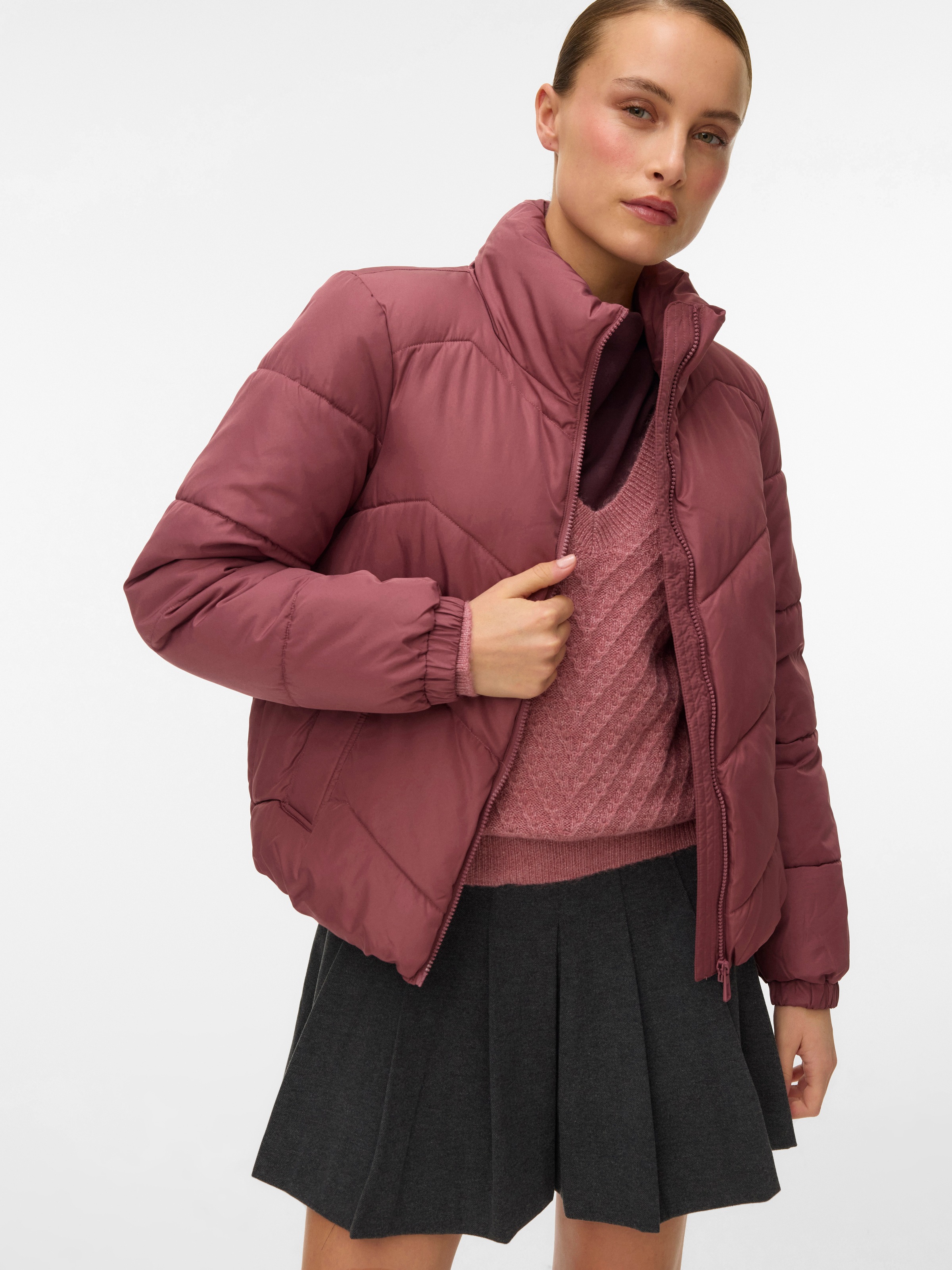 Vero Moda Steppjacke "VMLIGARIO SHORT JACKET BOO" ohne Kapuze günstig online kaufen