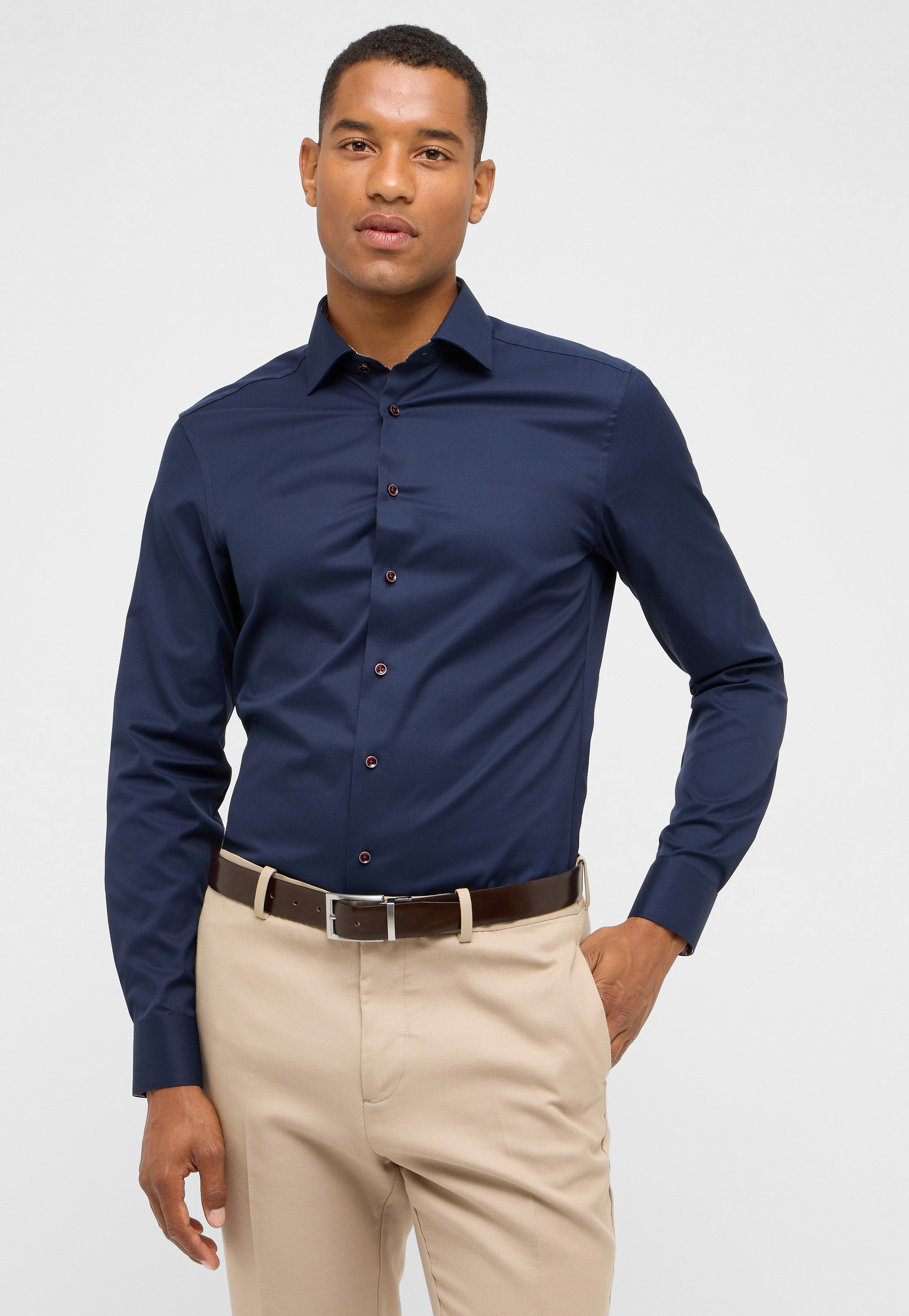 Eterna Langarmhemd "SLIM FIT", NON IRON (bügelfrei) günstig online kaufen