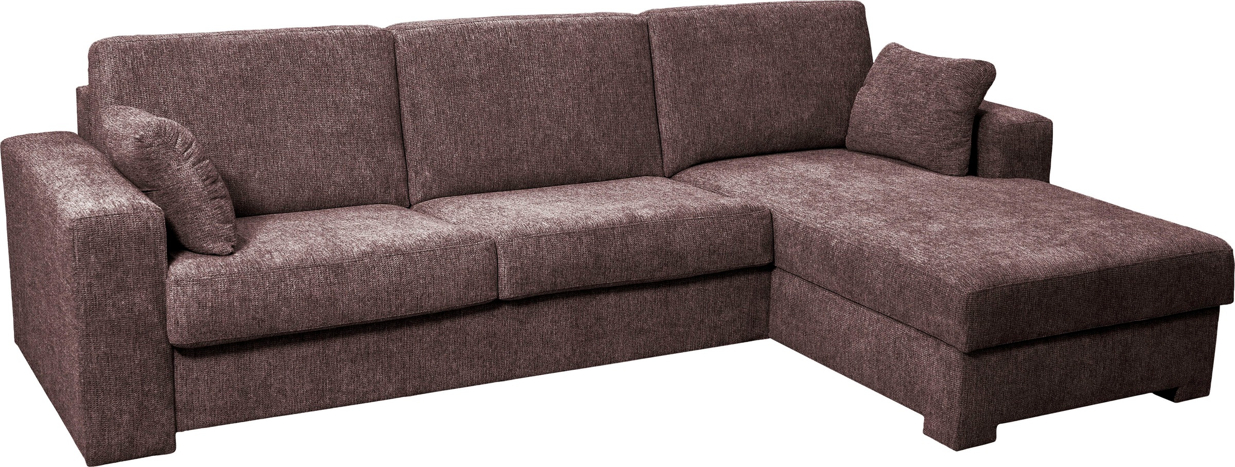 Home affaire Ecksofa Roma "L" Dauerschlaffunktion, mit Unterfederung, Matratzenhöhe 14cm, Liegemaße ca 163x198 cm, L-Form