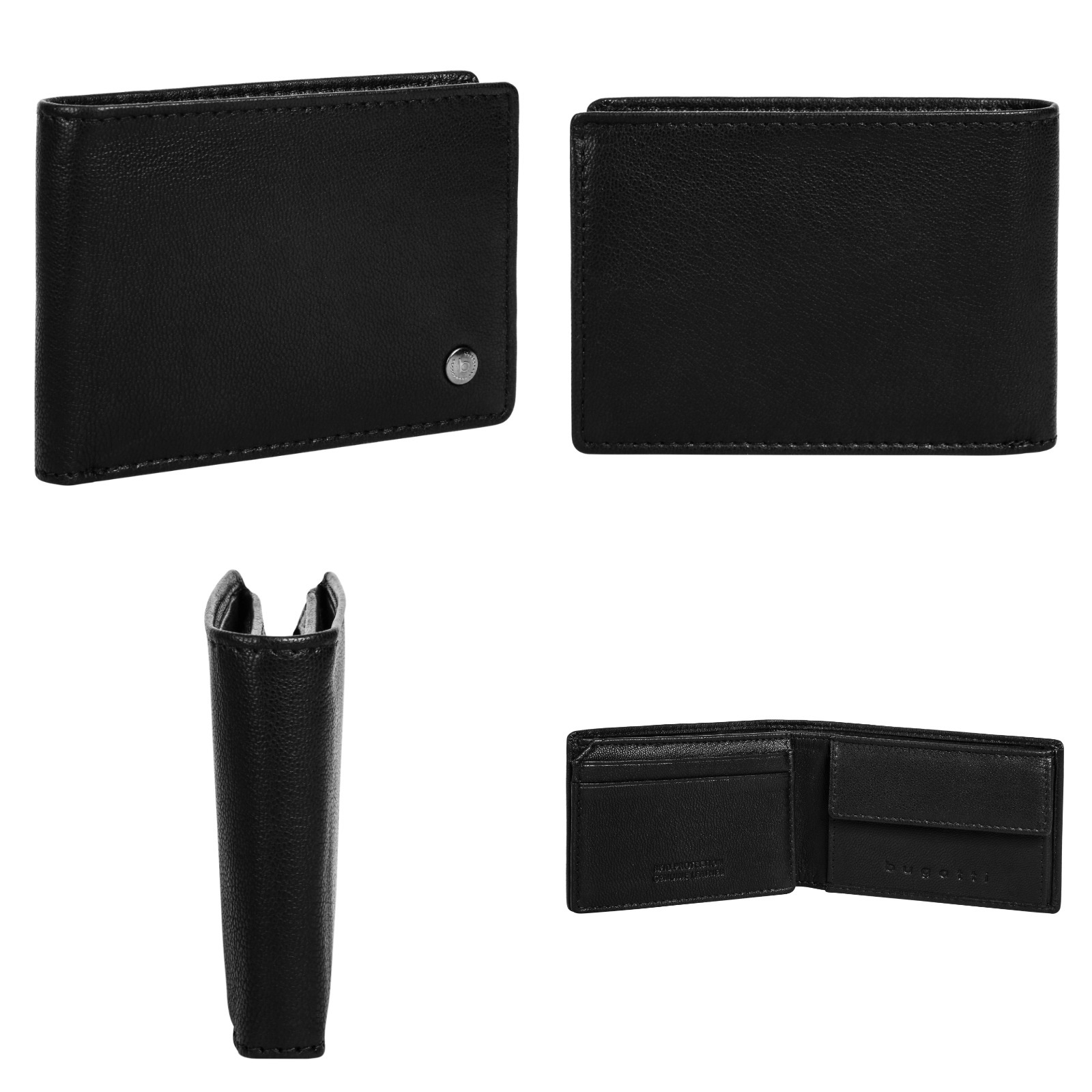 bugatti Geldbörse "BLACK MAGIC", echt Leder günstig online kaufen