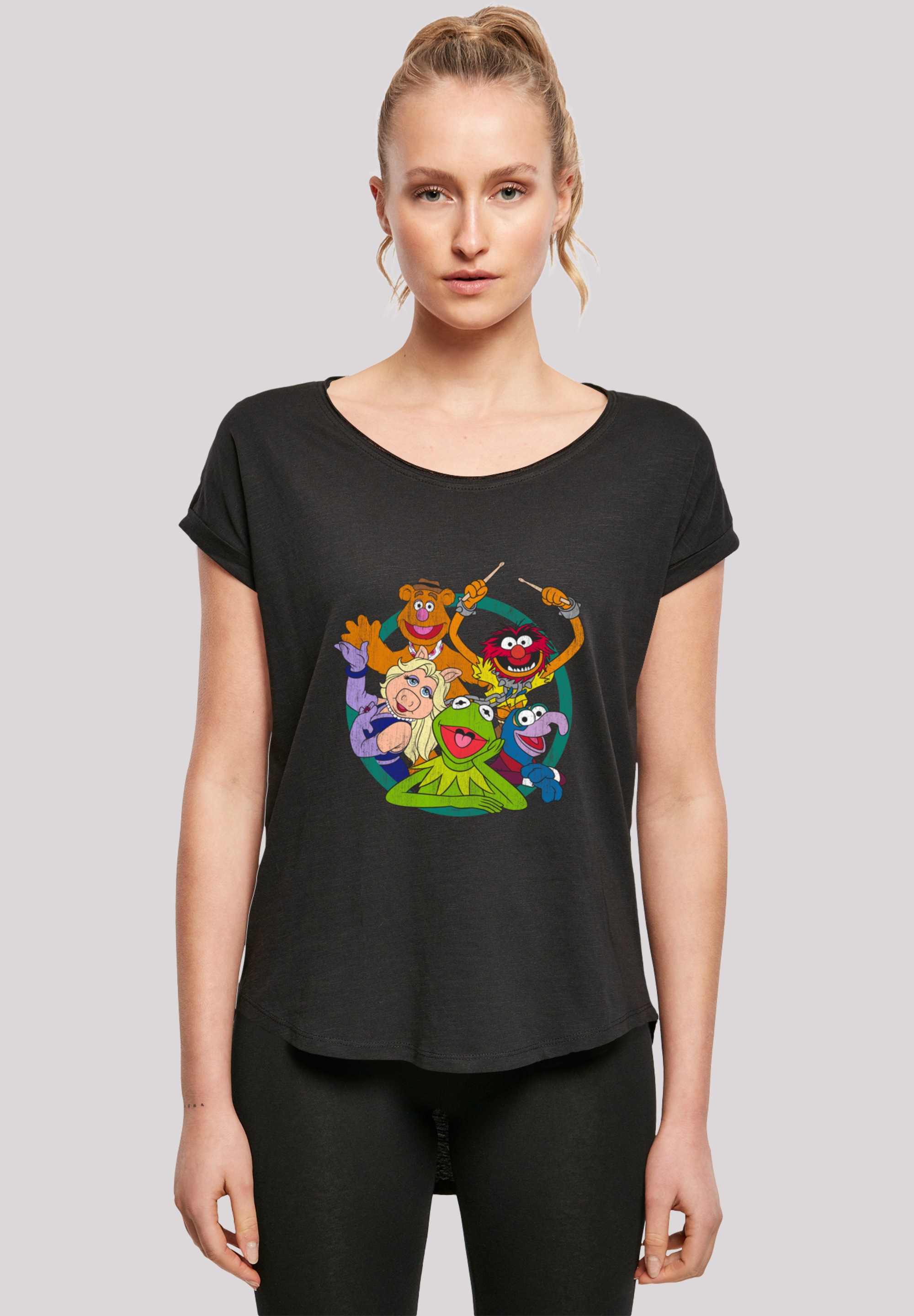 F4NT4STIC T-Shirt "Disney Die Muppets Group Circle", Print günstig online kaufen