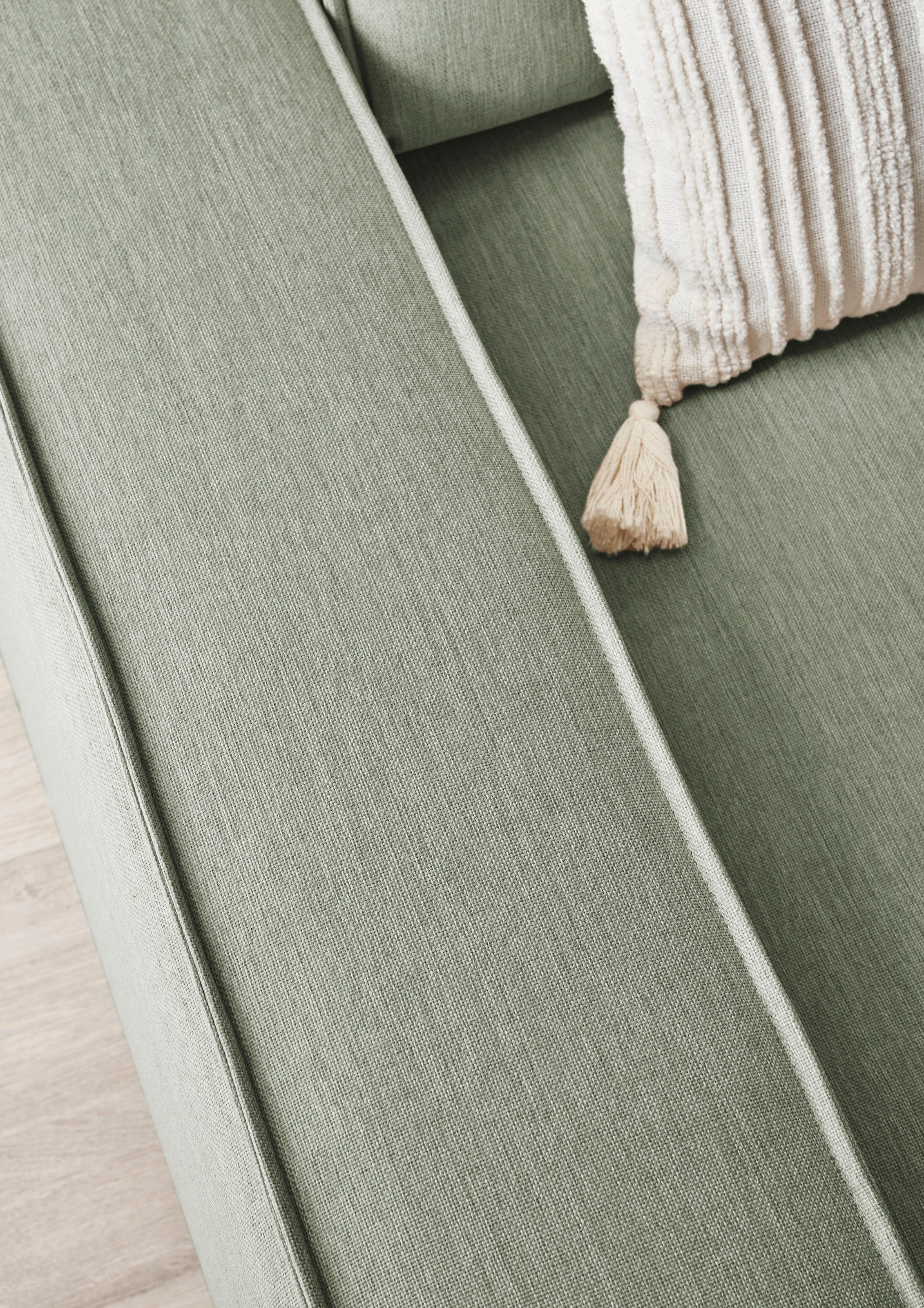Home affaire Polsterecke »NEU: SHERWOOD XXL tief, L-Form mit Schlaffunktion, Big-Sofa mit Hocker«, (Set, 2 St.), stellbar zum Schlafsofa (Krokodilverbinder), Cord, Leinenoptik