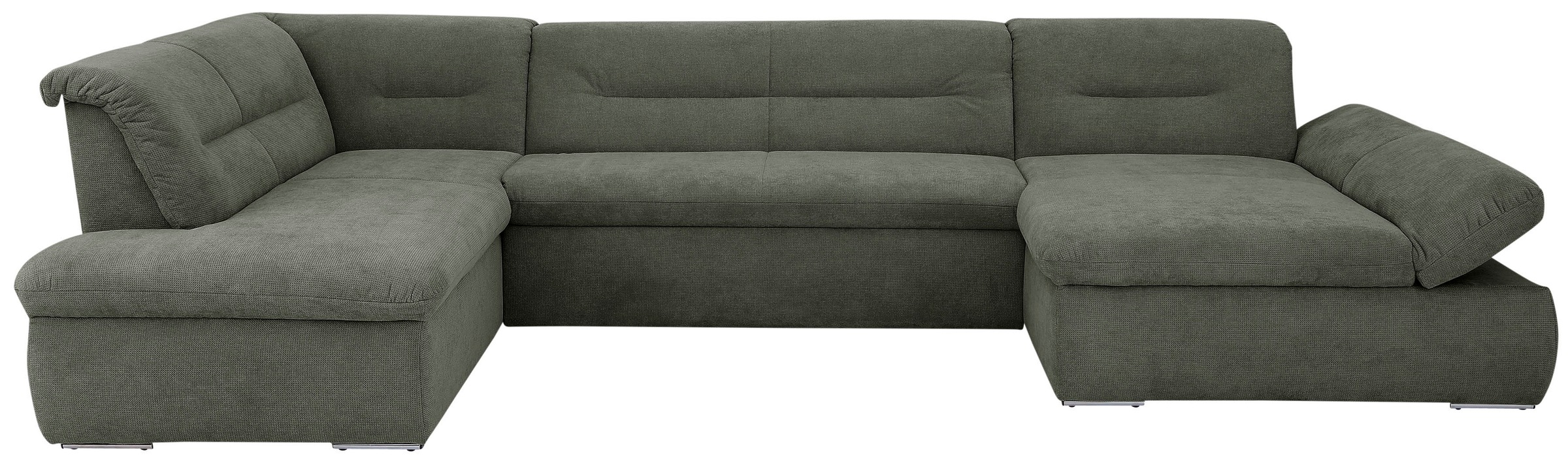 INOSIGN Wohnlandschaft »Avesa U-Form«, Wahlweise mit Armteilverstellung und Bettfunktion, B/T/H: 355/216/80cm