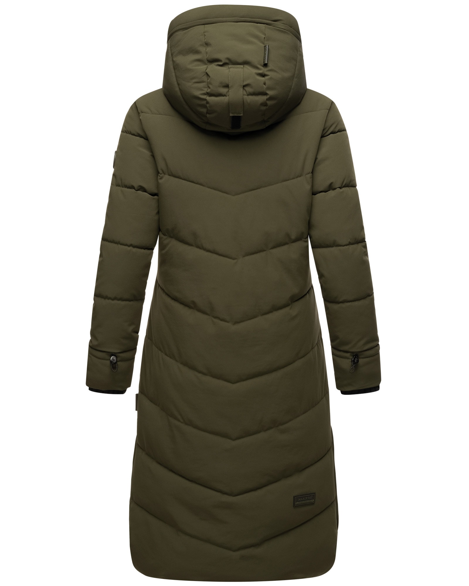 Marikoo Winterjacke »Benikoo«, langer Winter Mantel gesteppt